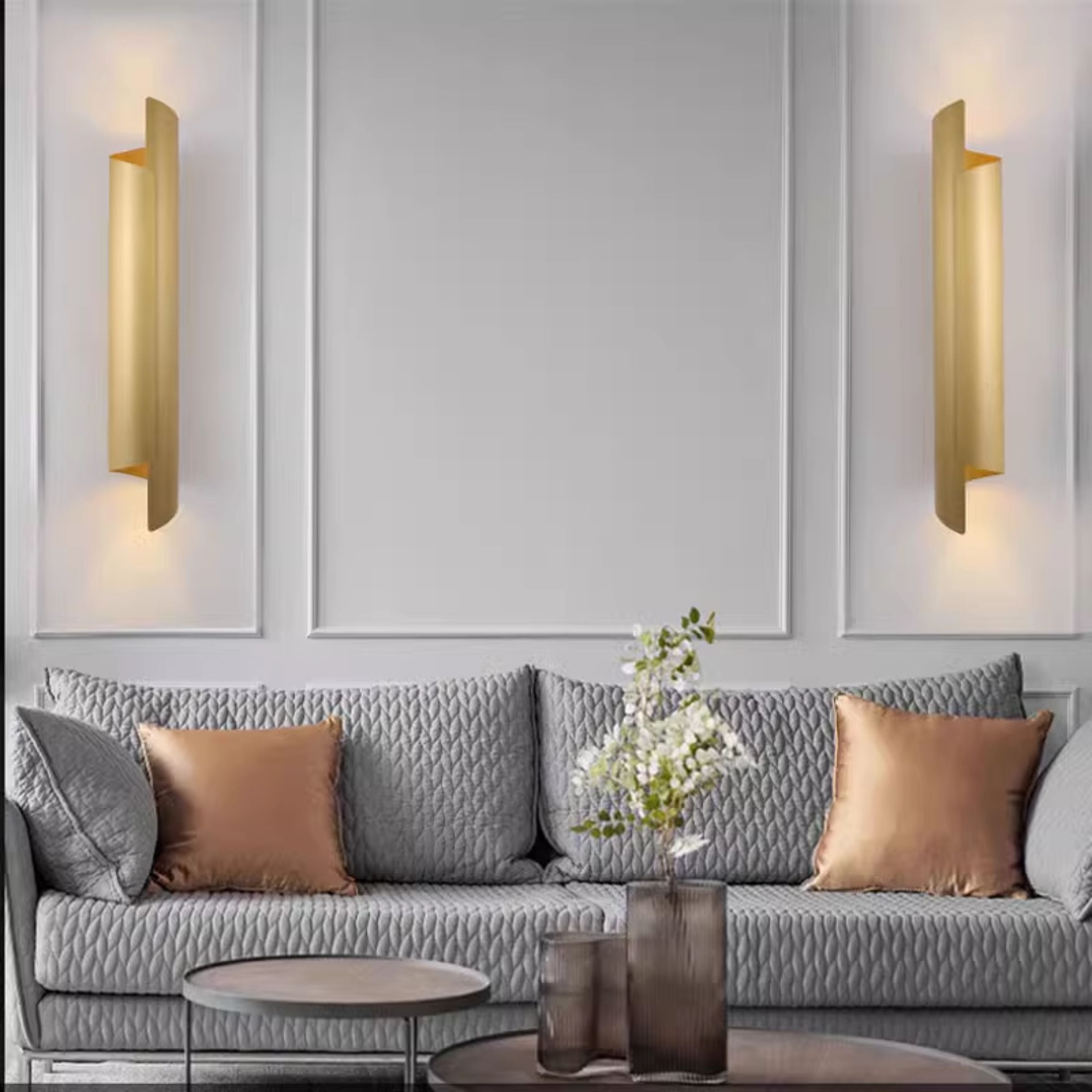 Pre-order 35 Days Delivery The Golden Roll Wall Lamp CY-BD-1025 - Wall Lamps - ebarza Furniture UAE | Shop Modern Furniture in Abu Dhabi & Dubai - مفروشات ايبازرا في الامارات | تسوق اثاث عصري وديكورات مميزة في دبي وابوظبي