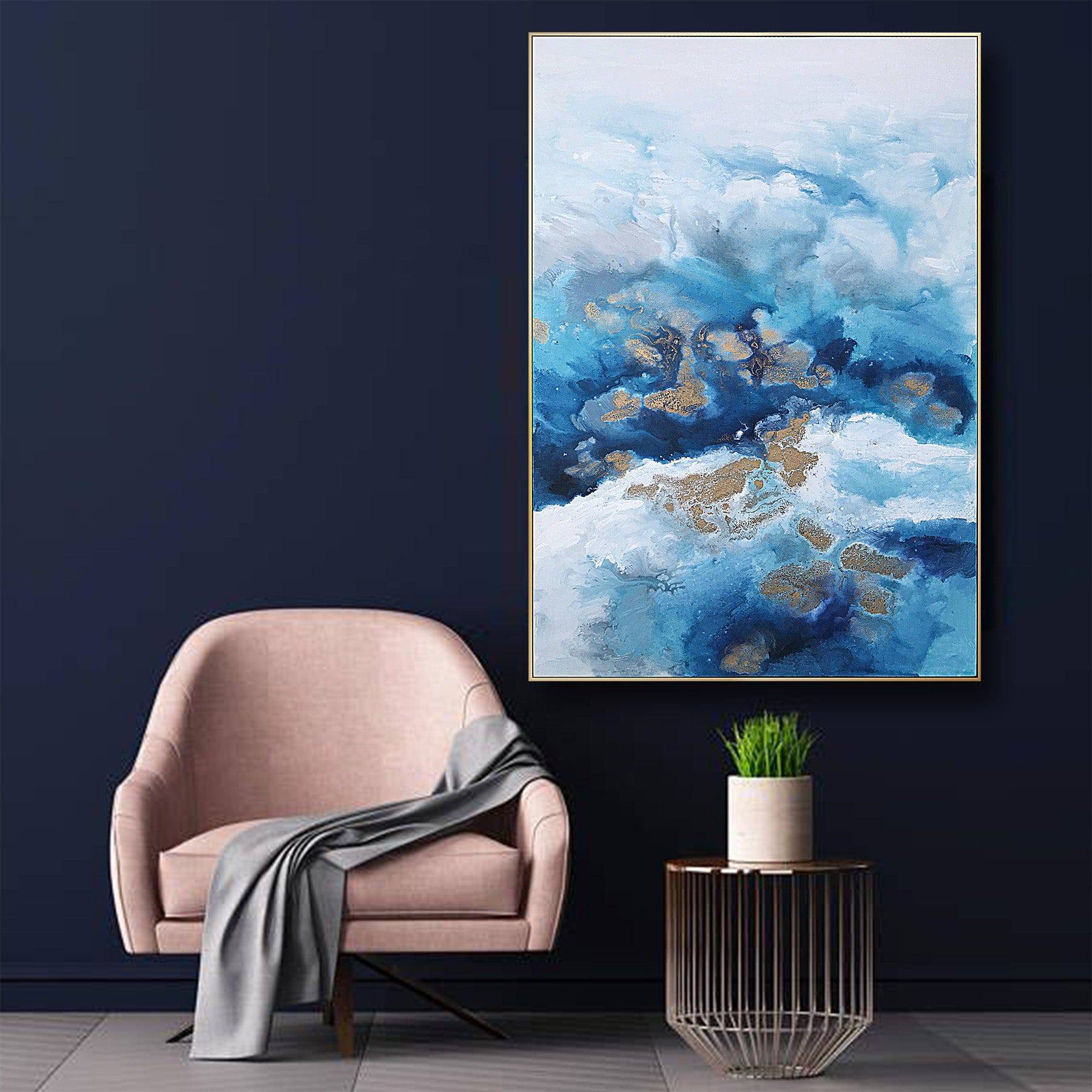 The Lost Islands Hand Painted Art Painting With 130X90 Cm Frame Soaap055Sm -  Paintings - ebarza Furniture UAE | Shop Modern Furniture in Abu Dhabi & Dubai - مفروشات ايبازرا في الامارات | تسوق اثاث عصري وديكورات مميزة في دبي وابوظبي
