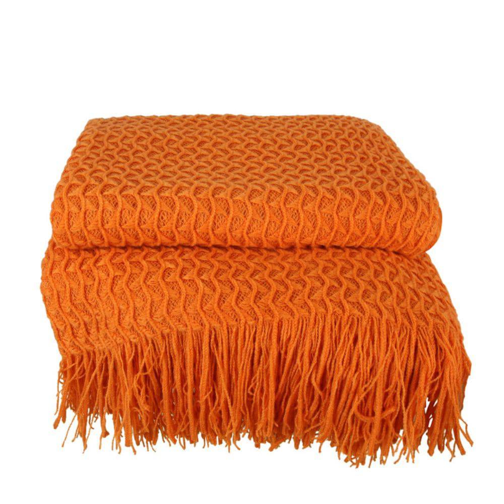 Throw Blanket Fl-Cp212 -  Blankets - ebarza Furniture UAE | Shop Modern Furniture in Abu Dhabi & Dubai - مفروشات ايبازرا في الامارات | تسوق اثاث عصري وديكورات مميزة في دبي وابوظبي