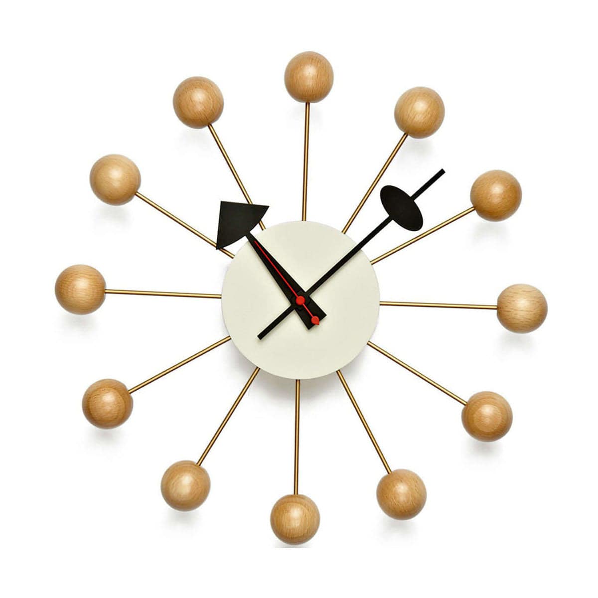 Time Wall Clock Cw09-N -  Clocks - ebarza Furniture UAE | Shop Modern Furniture in Abu Dhabi & Dubai - مفروشات ايبازرا في الامارات | تسوق اثاث عصري وديكورات مميزة في دبي وابوظبي