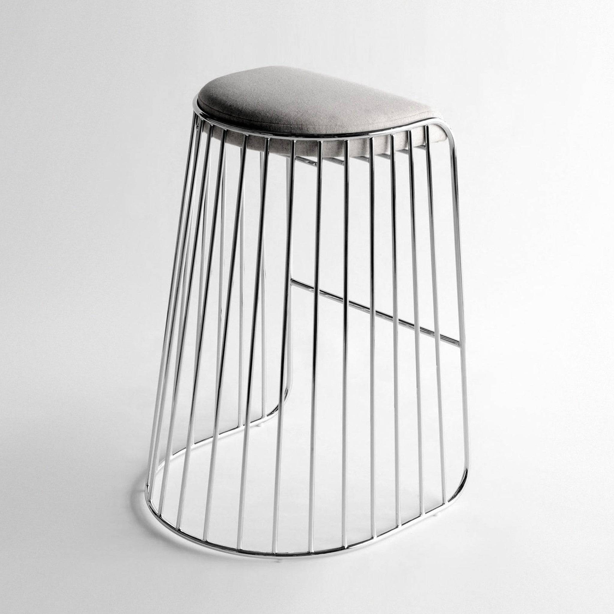 Torino Bar Stool 64Cm Bp8803Cg - Bar Stools - ebarza Furniture UAE | Shop Modern Furniture in Abu Dhabi & Dubai - مفروشات ايبازرا في الامارات | تسوق اثاث عصري وديكورات مميزة في دبي وابوظبي