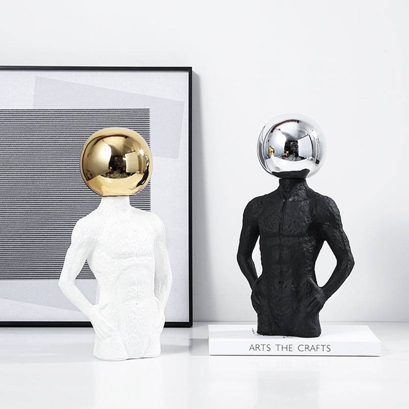 Triangle Man Gold A Fc-Sz2192A - Home Decor Figurines - ebarza Furniture UAE | Shop Modern Furniture in Abu Dhabi & Dubai - مفروشات ايبازرا في الامارات | تسوق اثاث عصري وديكورات مميزة في دبي وابوظبي