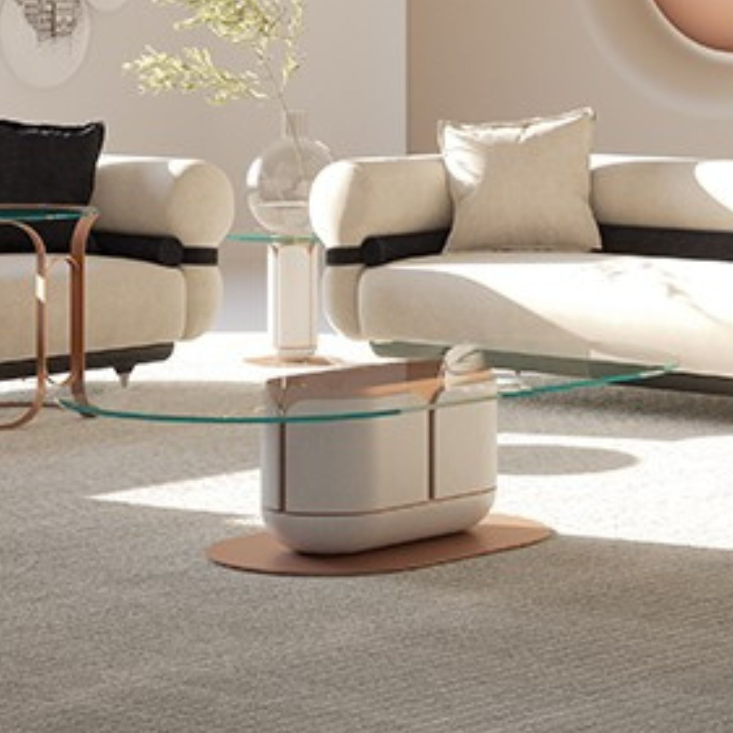 Display Item - TULIP COFFEE TABLE SHOTLP001-YAS - DISPLAY ITEM - ebarza Furniture UAE | Shop Modern Furniture in Abu Dhabi & Dubai - مفروشات ايبازرا في الامارات | تسوق اثاث عصري وديكورات مميزة في دبي وابوظبي