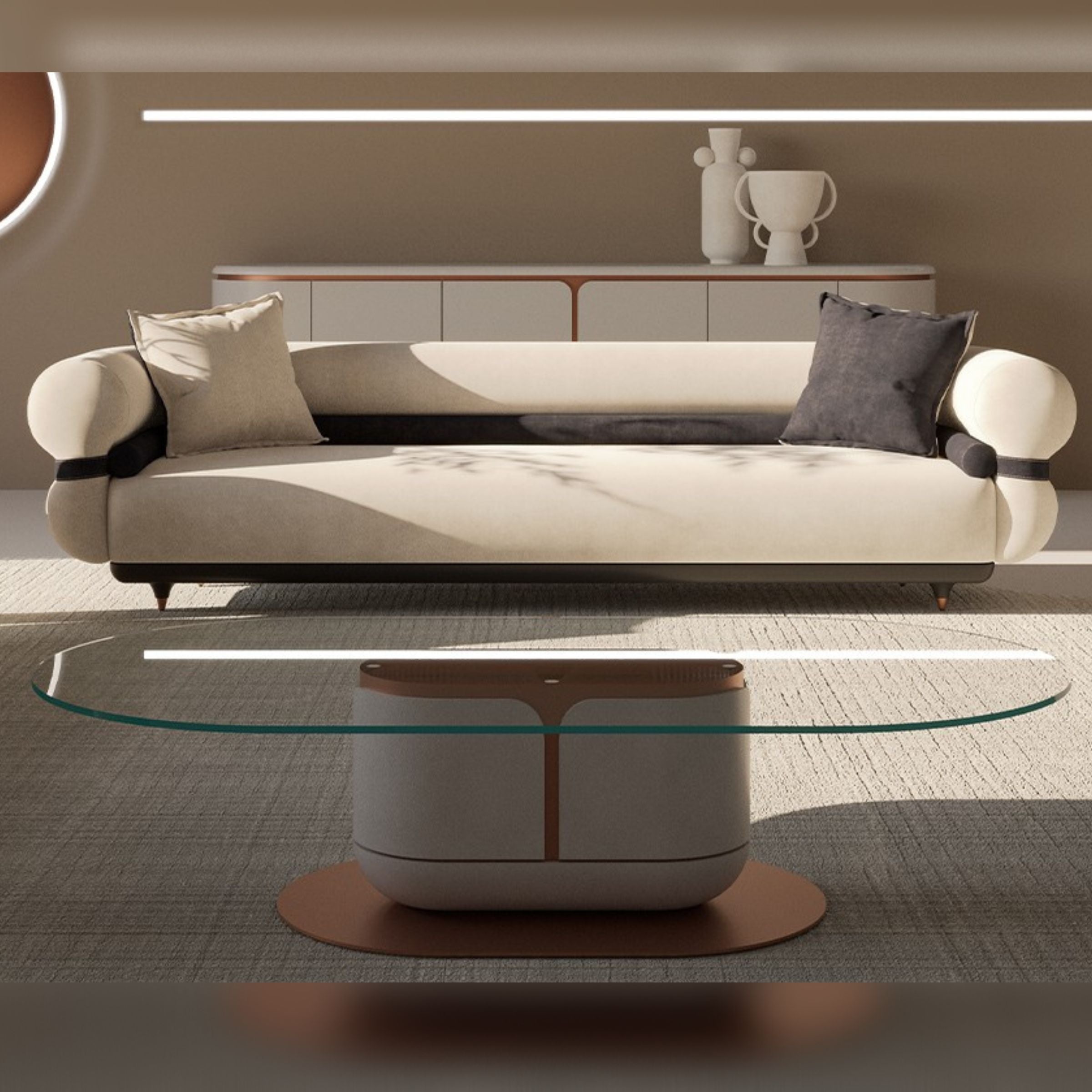 Display Item - TULIP COFFEE TABLE SHOTLP001-YAS - DISPLAY ITEM - ebarza Furniture UAE | Shop Modern Furniture in Abu Dhabi & Dubai - مفروشات ايبازرا في الامارات | تسوق اثاث عصري وديكورات مميزة في دبي وابوظبي