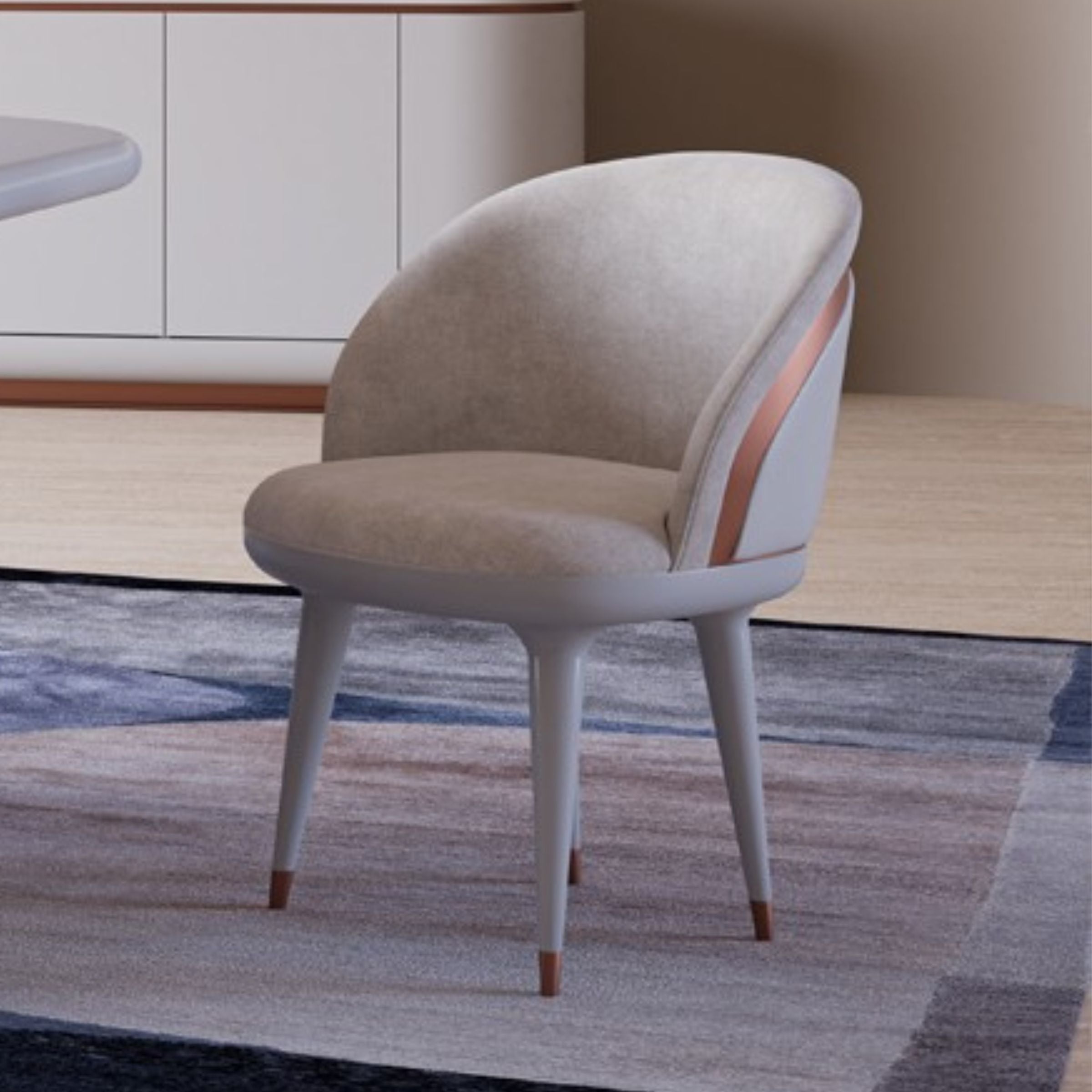 Tulip Dining Chair SANTLP001 - Chairs - ebarza Furniture UAE | Shop Modern Furniture in Abu Dhabi & Dubai - مفروشات ايبازرا في الامارات | تسوق اثاث عصري وديكورات مميزة في دبي وابوظبي