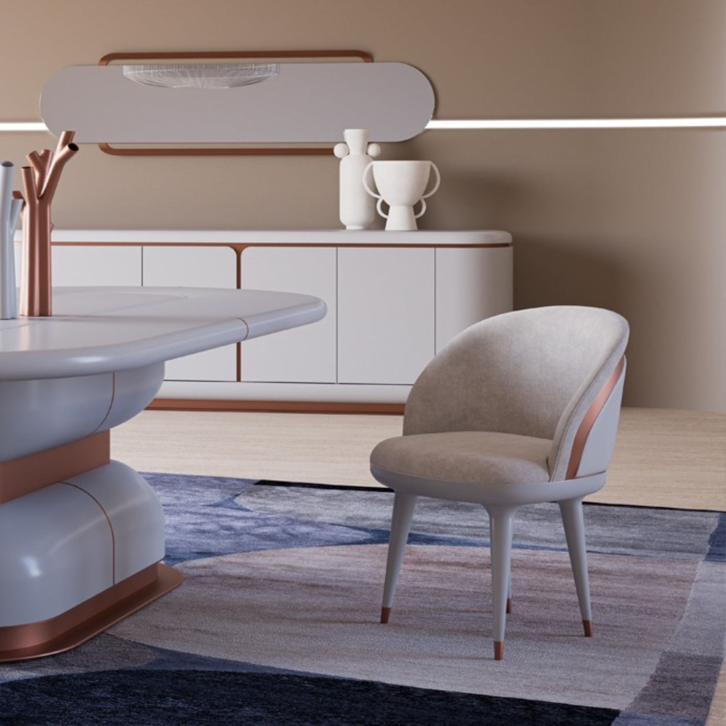 Display Item - Tulip Dining Chair SANTLP001-YAS - DISPLAY ITEM - ebarza Furniture UAE | Shop Modern Furniture in Abu Dhabi & Dubai - مفروشات ايبازرا في الامارات | تسوق اثاث عصري وديكورات مميزة في دبي وابوظبي