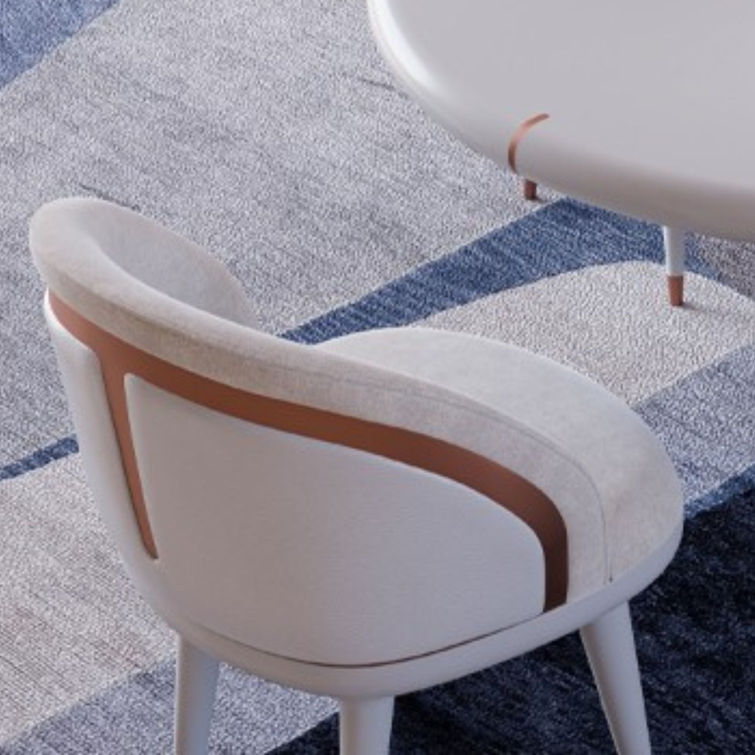 Tulip Dining Chair SANTLP001 - Chairs - ebarza Furniture UAE | Shop Modern Furniture in Abu Dhabi & Dubai - مفروشات ايبازرا في الامارات | تسوق اثاث عصري وديكورات مميزة في دبي وابوظبي