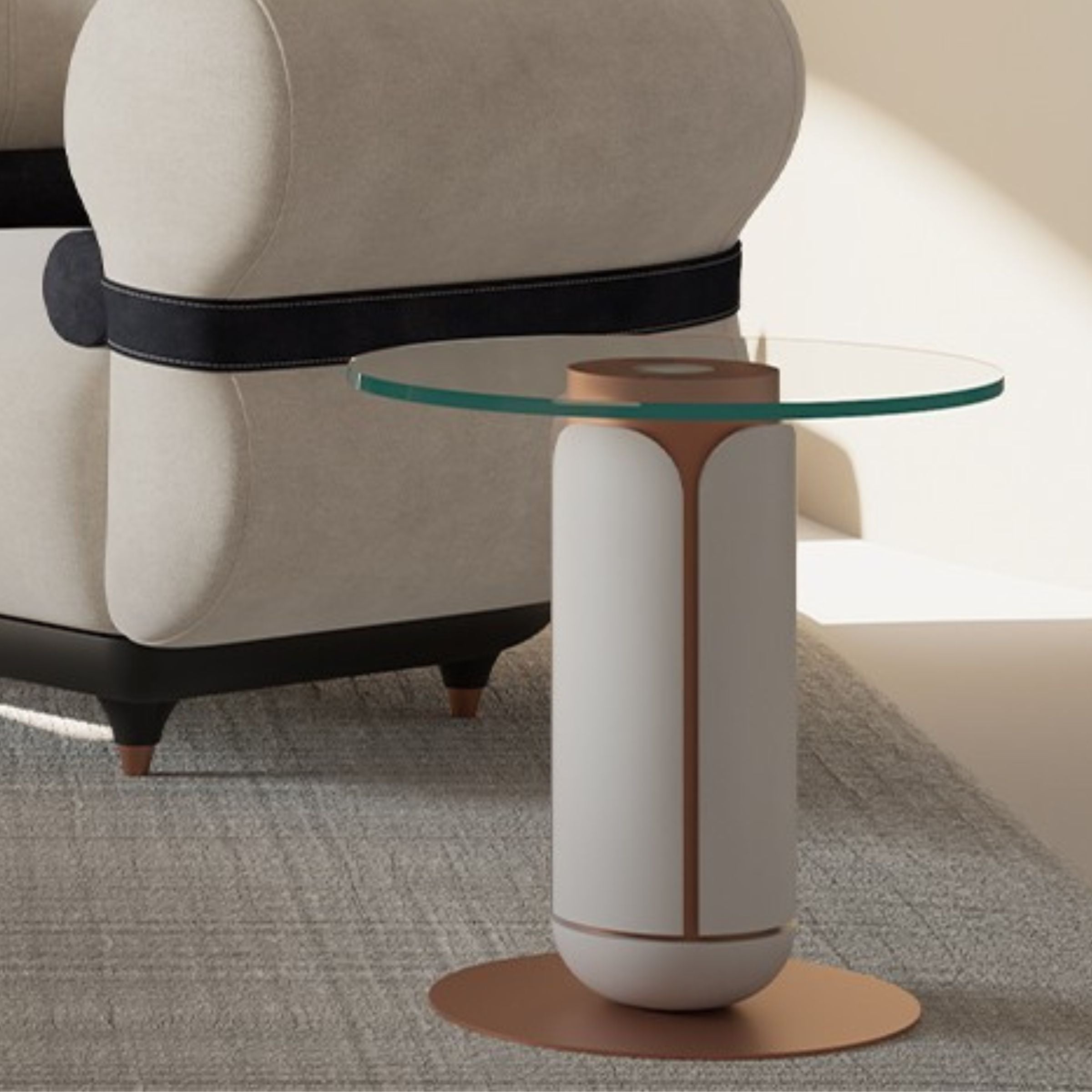 Tulip Side Table SHYTLP002 - Side Tables - ebarza Furniture UAE | Shop Modern Furniture in Abu Dhabi & Dubai - مفروشات ايبازرا في الامارات | تسوق اثاث عصري وديكورات مميزة في دبي وابوظبي