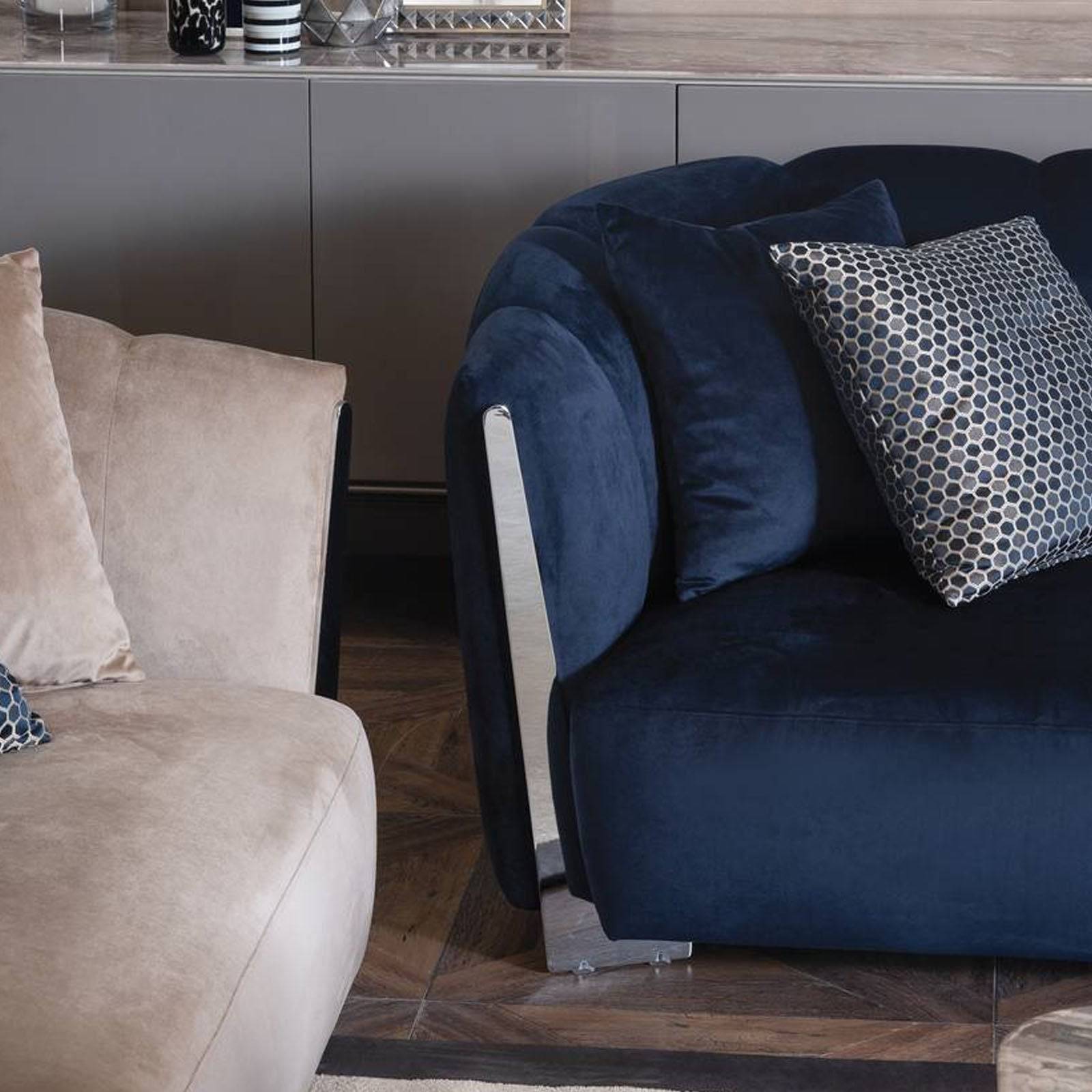 Ultra 3Seater Sofa Ultra-Blue - Sofas - ebarza Furniture UAE | Shop Modern Furniture in Abu Dhabi & Dubai - مفروشات ايبازرا في الامارات | تسوق اثاث عصري وديكورات مميزة في دبي وابوظبي