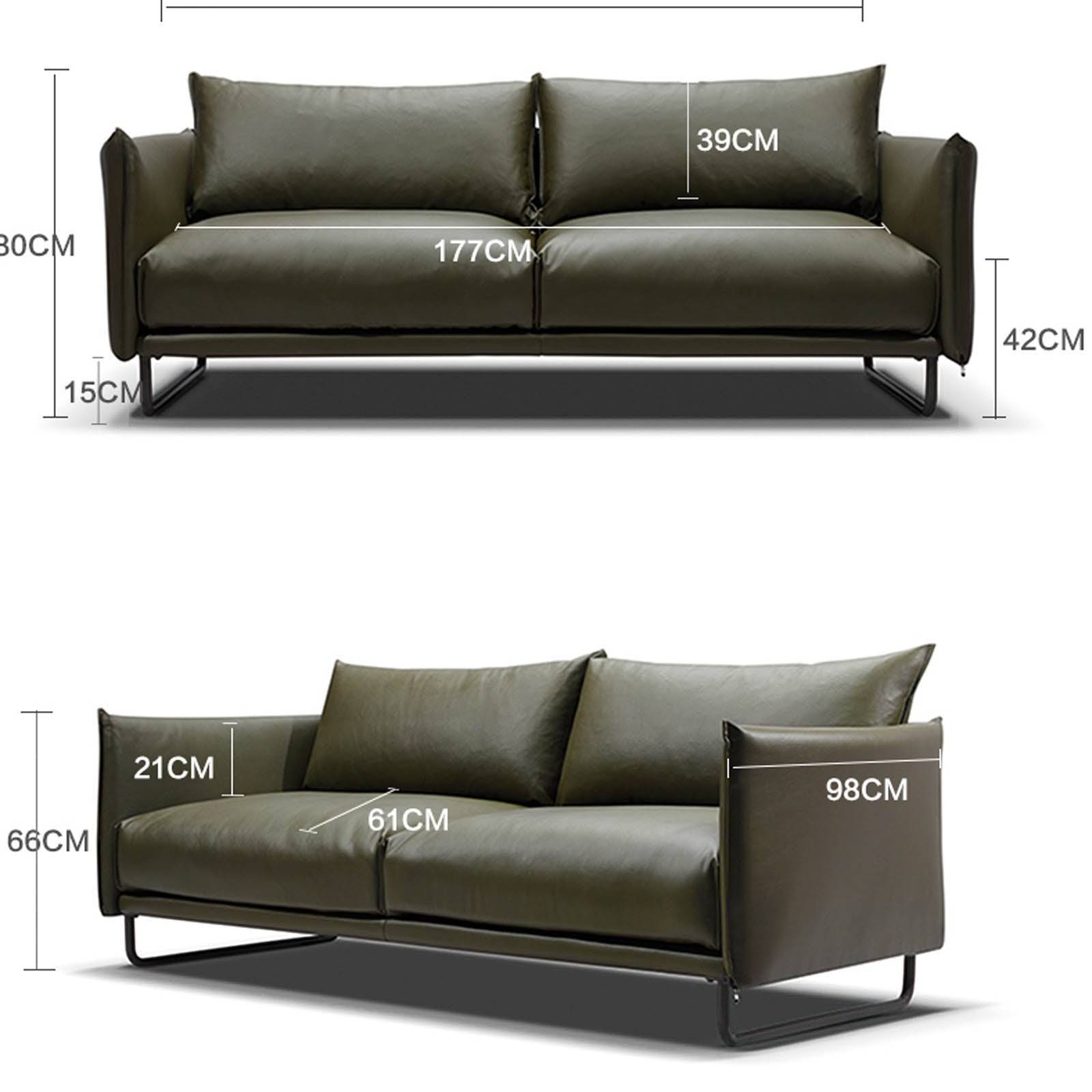 Uster Classic Sofa Sf006-3-GREEN - Sofas - ebarza Furniture UAE | Shop Modern Furniture in Abu Dhabi & Dubai - مفروشات ايبازرا في الامارات | تسوق اثاث عصري وديكورات مميزة في دبي وابوظبي