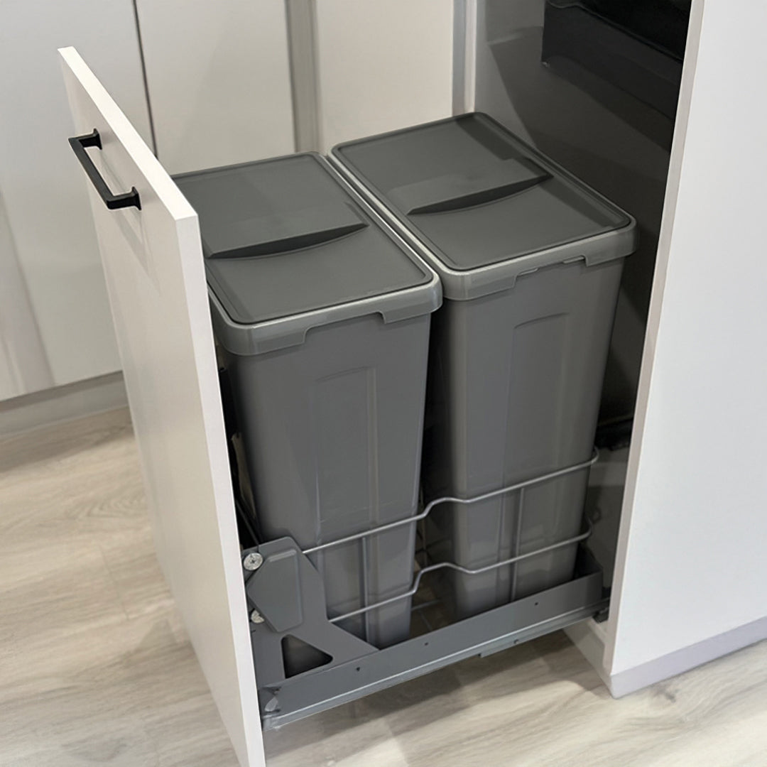 GlidePro Trash Bin - WB.0130 - Bathroom Accessories - ebarza Furniture UAE | Shop Modern Furniture in Abu Dhabi & Dubai - مفروشات ايبازرا في الامارات | تسوق اثاث عصري وديكورات مميزة في دبي وابوظبي