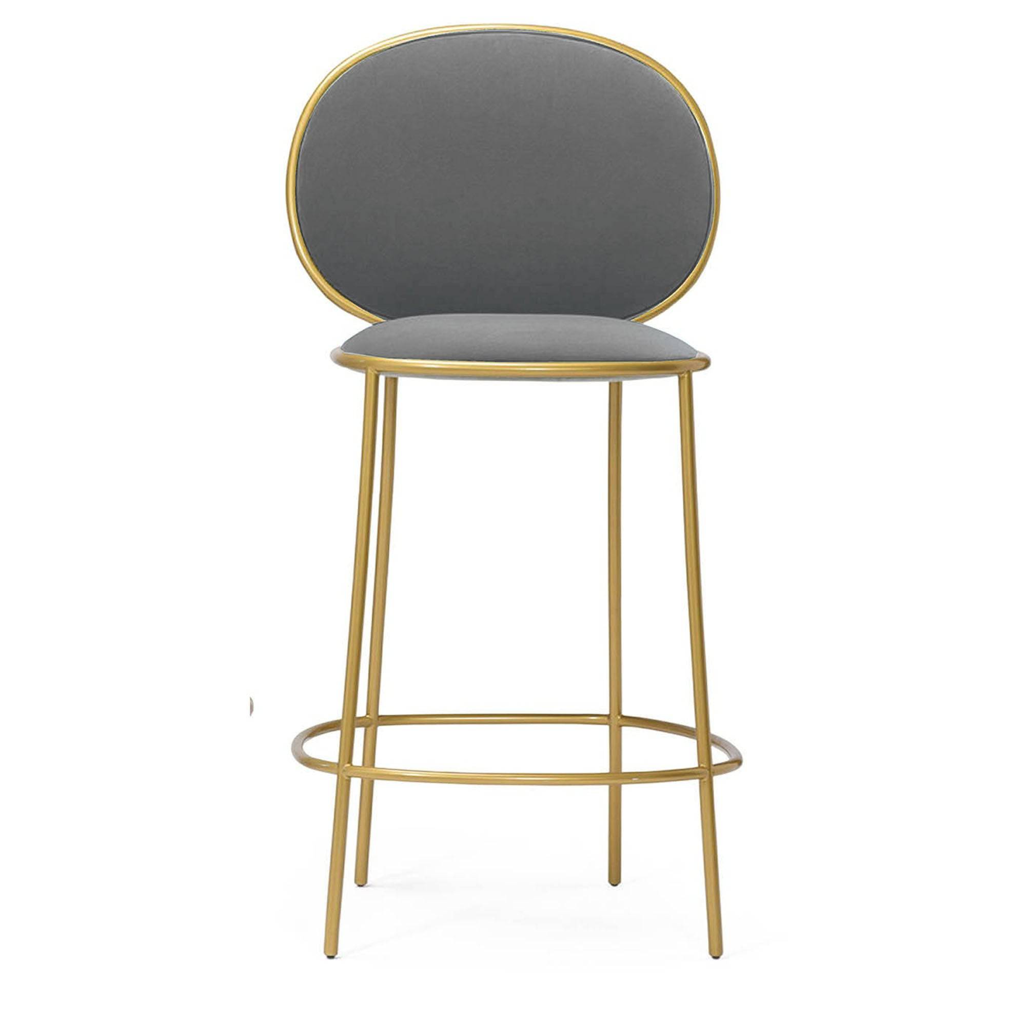 Velletri Bar Stool Tg-201-G - Bar Stools - ebarza Furniture UAE | Shop Modern Furniture in Abu Dhabi & Dubai - مفروشات ايبازرا في الامارات | تسوق اثاث عصري وديكورات مميزة في دبي وابوظبي