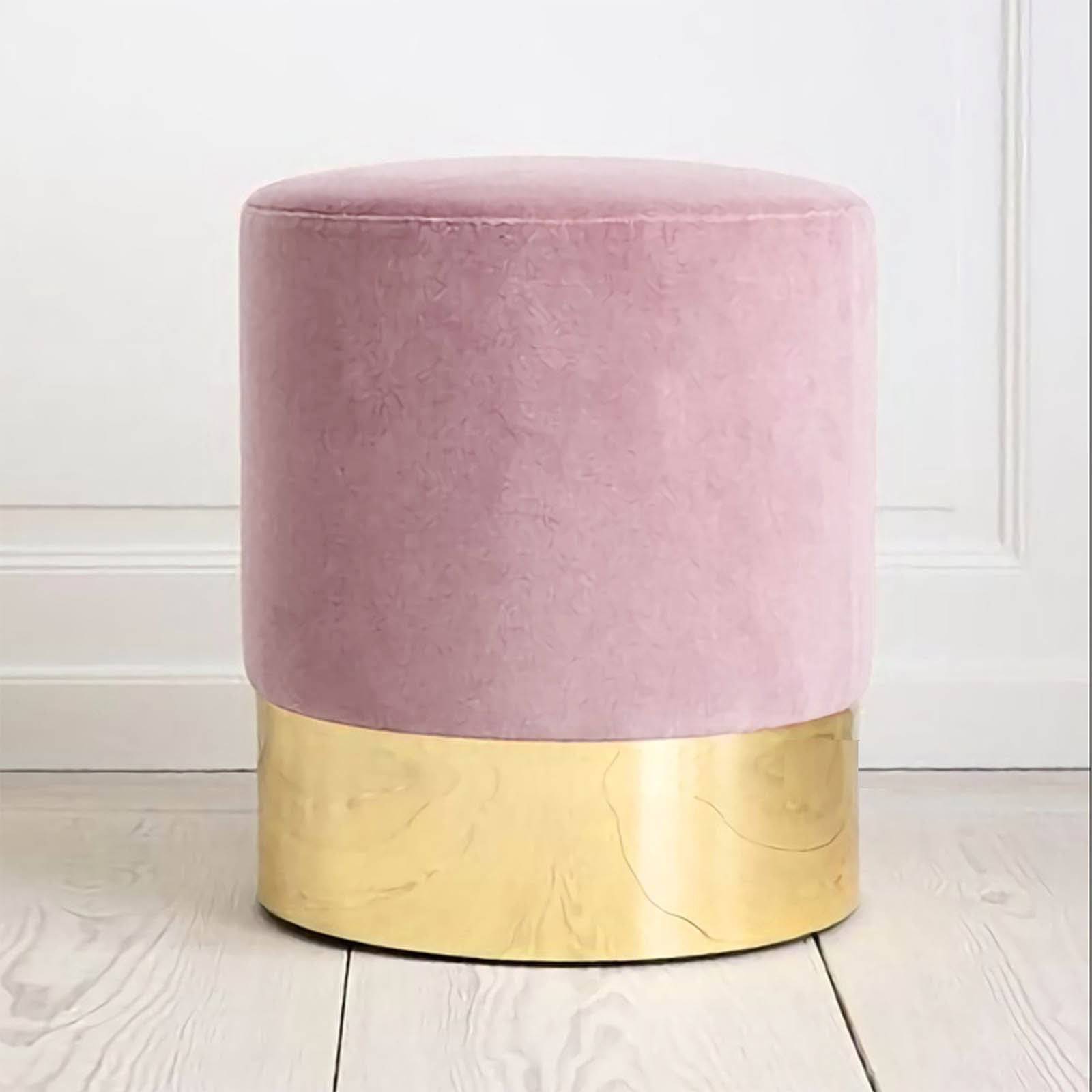 Velletri  Stool Tg-196-P -  Poufs - ebarza Furniture UAE | Shop Modern Furniture in Abu Dhabi & Dubai - مفروشات ايبازرا في الامارات | تسوق اثاث عصري وديكورات مميزة في دبي وابوظبي