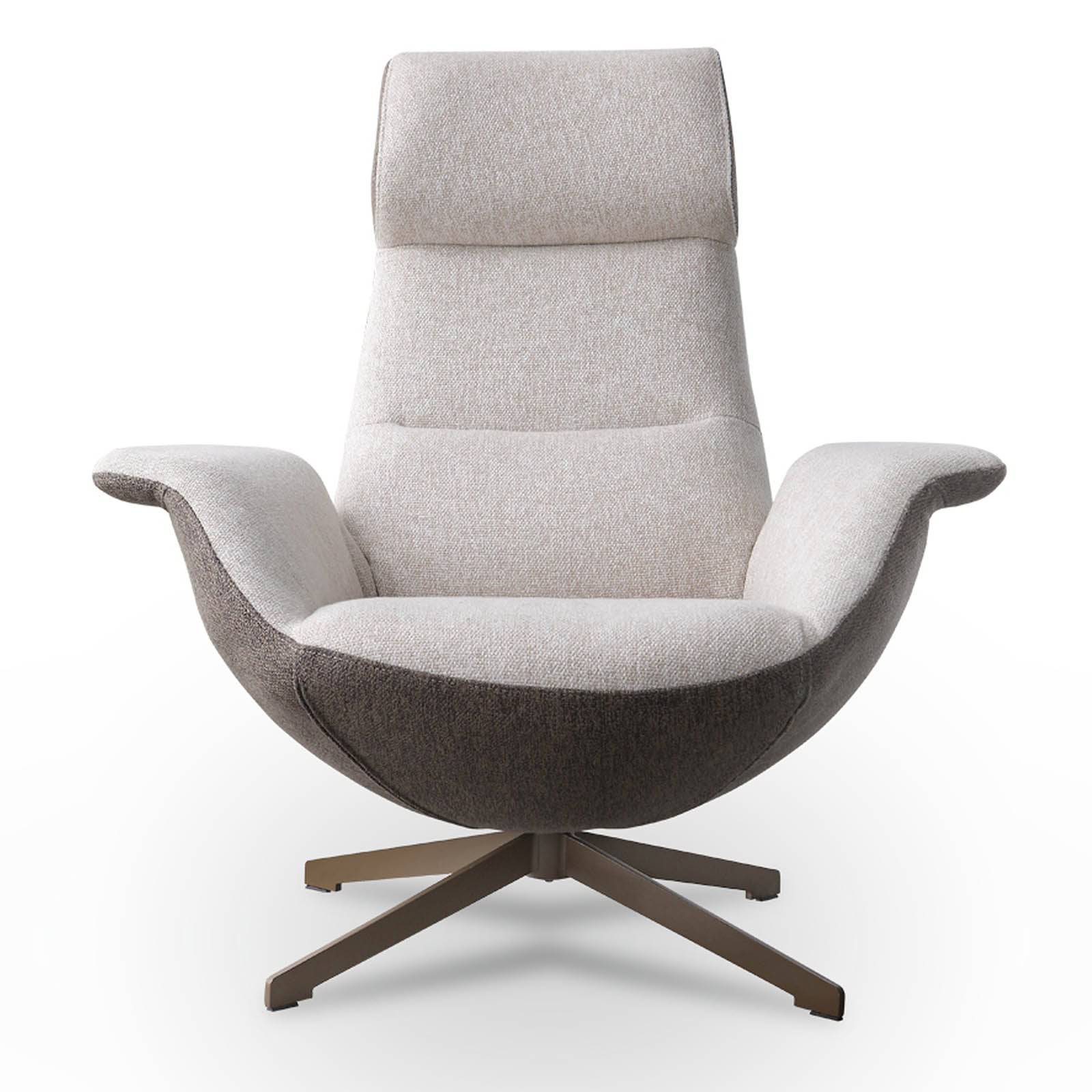 Venezia Swivel Lounge Chair LC015 - Lounge Chairs - ebarza Furniture UAE | Shop Modern Furniture in Abu Dhabi & Dubai - مفروشات ايبازرا في الامارات | تسوق اثاث عصري وديكورات مميزة في دبي وابوظبي