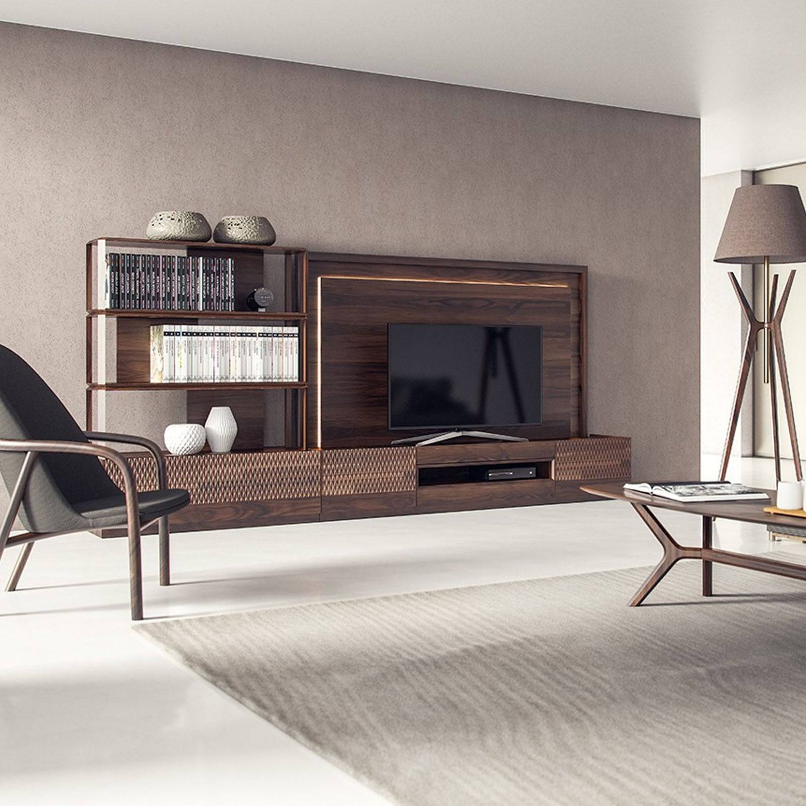 Viera Wall Unit Viera-122 - TV Units - ebarza Furniture UAE | Shop Modern Furniture in Abu Dhabi & Dubai - مفروشات ايبازرا في الامارات | تسوق اثاث عصري وديكورات مميزة في دبي وابوظبي