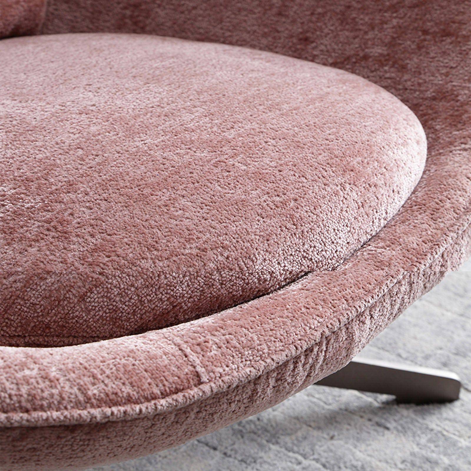 Vigo Swivel Lounge Chair Lc017-P - Lounge Chairs - ebarza Furniture UAE | Shop Modern Furniture in Abu Dhabi & Dubai - مفروشات ايبازرا في الامارات | تسوق اثاث عصري وديكورات مميزة في دبي وابوظبي