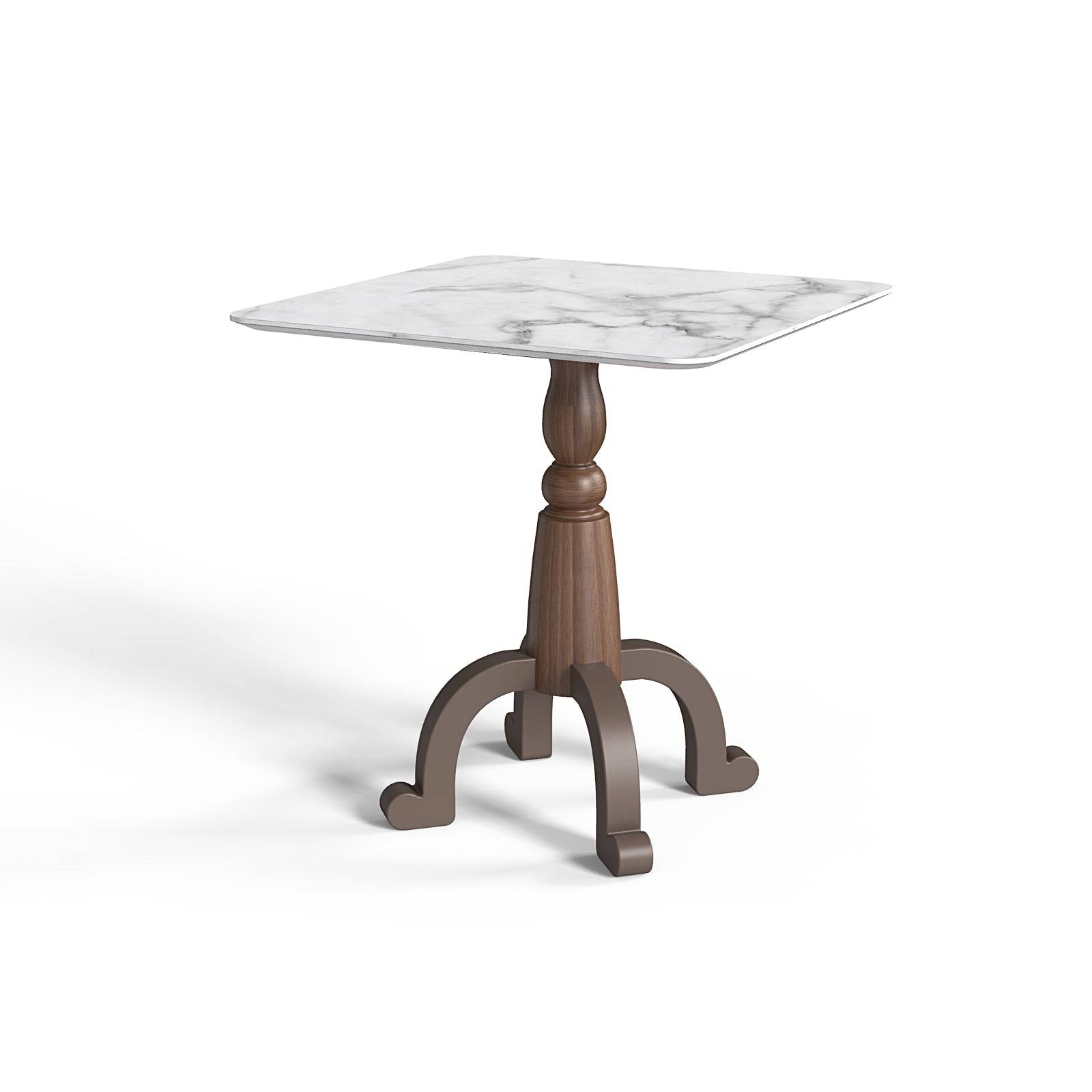 Vintage Style Marble Dining Table 19Dt09 (Smz19629B) - Dining Tables - ebarza Furniture UAE | Shop Modern Furniture in Abu Dhabi & Dubai - مفروشات ايبازرا في الامارات | تسوق اثاث عصري وديكورات مميزة في دبي وابوظبي