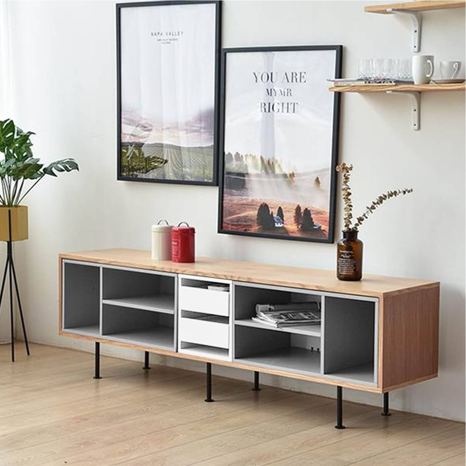 Visby Tv Unit LL-064-N - TV Units - ebarza Furniture UAE | Shop Modern Furniture in Abu Dhabi & Dubai - مفروشات ايبازرا في الامارات | تسوق اثاث عصري وديكورات مميزة في دبي وابوظبي