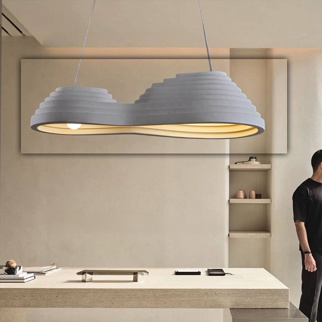 Wabi Sabi Gray Pendant Light HTD-IW1433-075-Gray - Pendant Lamps - ebarza Furniture UAE | Shop Modern Furniture in Abu Dhabi & Dubai - مفروشات ايبازرا في الامارات | تسوق اثاث عصري وديكورات مميزة في دبي وابوظبي