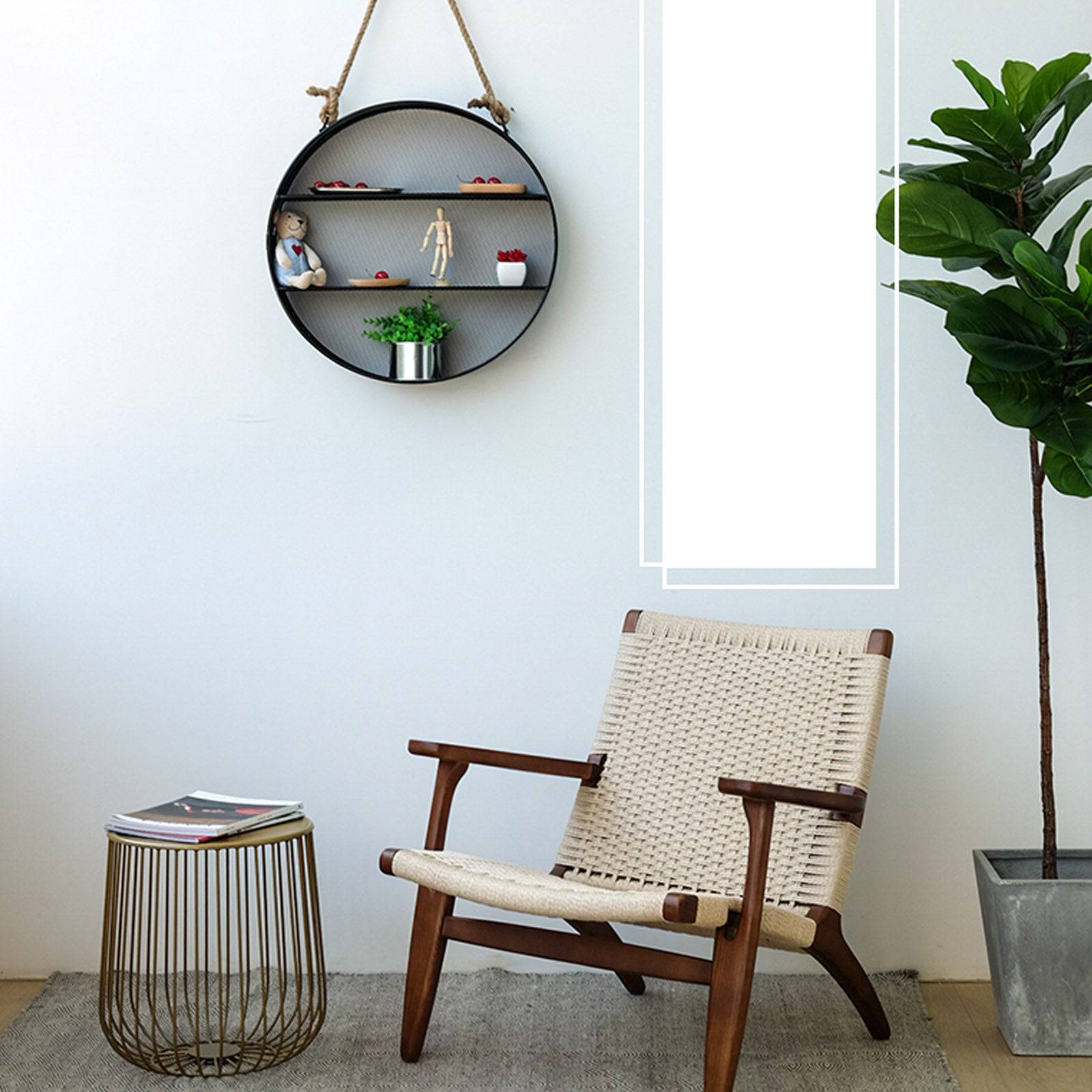 Wall Shelf BS-021 - Shelves - ebarza Furniture UAE | Shop Modern Furniture in Abu Dhabi & Dubai - مفروشات ايبازرا في الامارات | تسوق اثاث عصري وديكورات مميزة في دبي وابوظبي