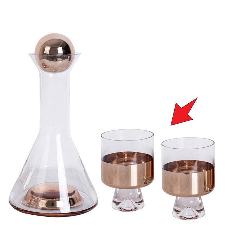 Water Juice Golden Glass Fc-Cj2004B -  Drinkware - ebarza Furniture UAE | Shop Modern Furniture in Abu Dhabi & Dubai - مفروشات ايبازرا في الامارات | تسوق اثاث عصري وديكورات مميزة في دبي وابوظبي