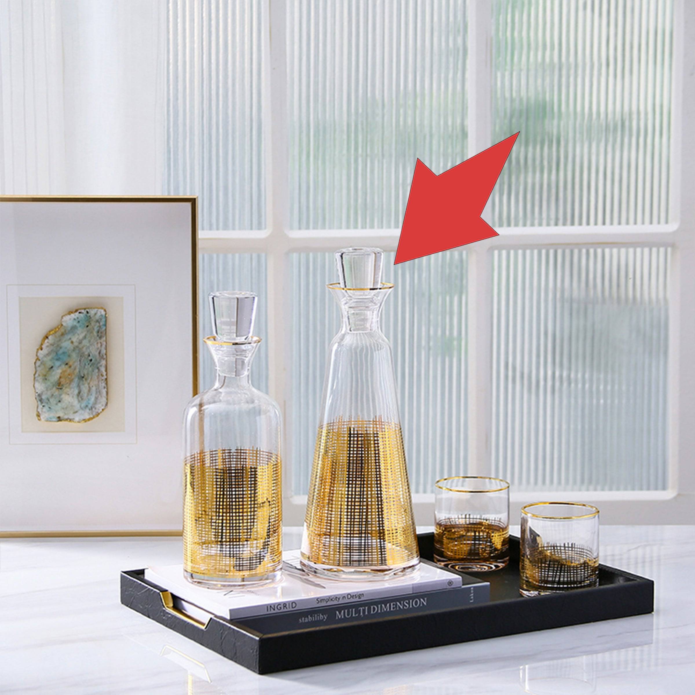 Water / Juice Golden Jar Fc-Cj1801A -  Drinkware - ebarza Furniture UAE | Shop Modern Furniture in Abu Dhabi & Dubai - مفروشات ايبازرا في الامارات | تسوق اثاث عصري وديكورات مميزة في دبي وابوظبي