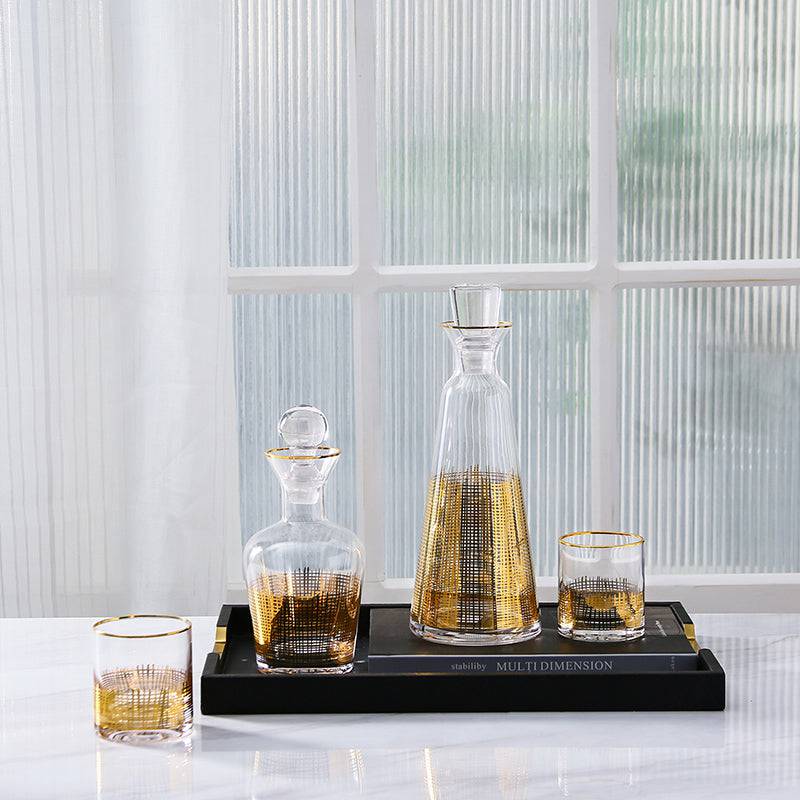 Water / Juice Golden Jar Fl-K059 -  Drinkware - ebarza Furniture UAE | Shop Modern Furniture in Abu Dhabi & Dubai - مفروشات ايبازرا في الامارات | تسوق اثاث عصري وديكورات مميزة في دبي وابوظبي