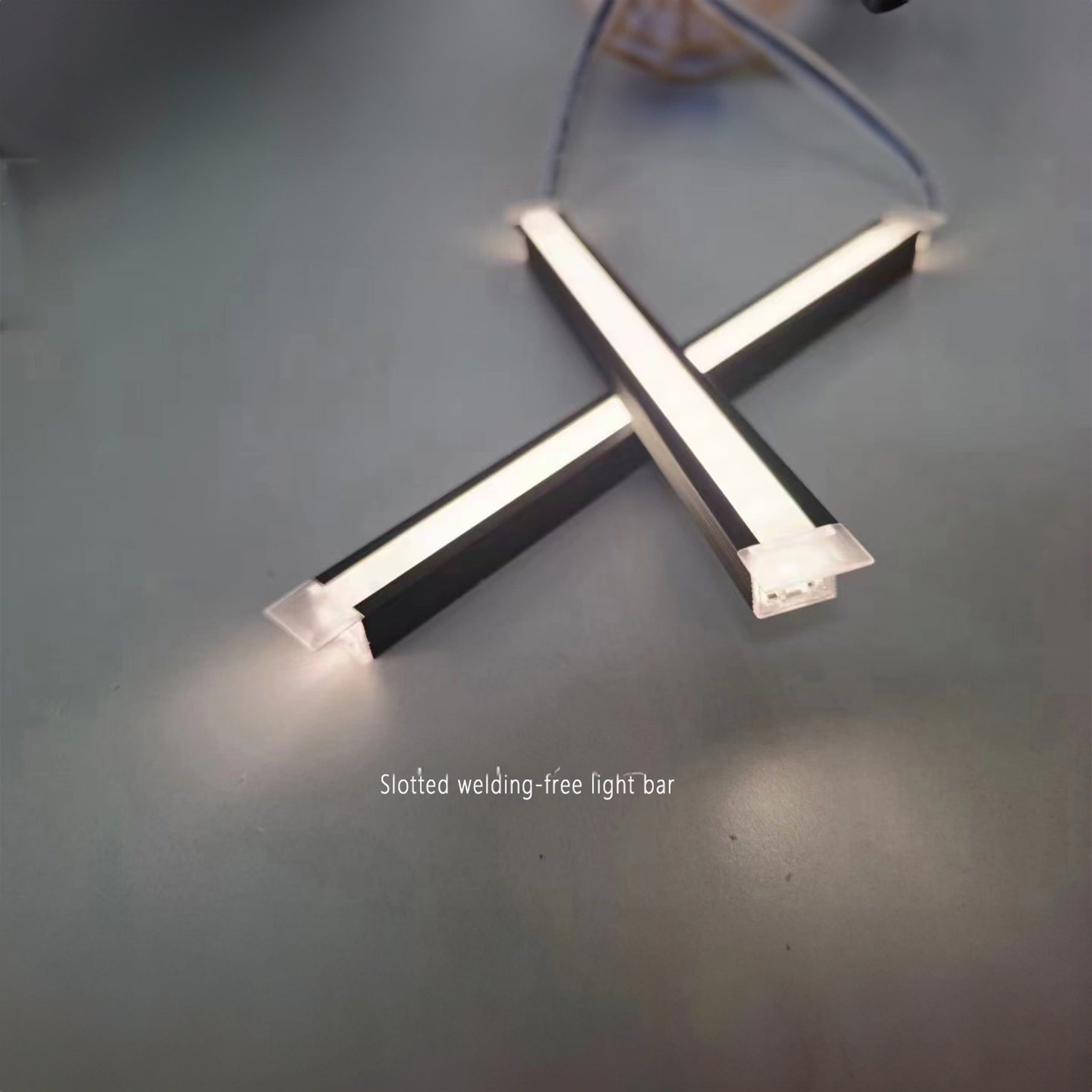 0.4mm Thickness (1.1cm) Aluminum Profile with LED - Gray - CH4-AL107 - PR0011 - wall-panels-profiles - ebarza Furniture UAE | Shop Modern Furniture in Abu Dhabi & Dubai - مفروشات ايبازرا في الامارات | تسوق اثاث عصري وديكورات مميزة في دبي وابوظبي