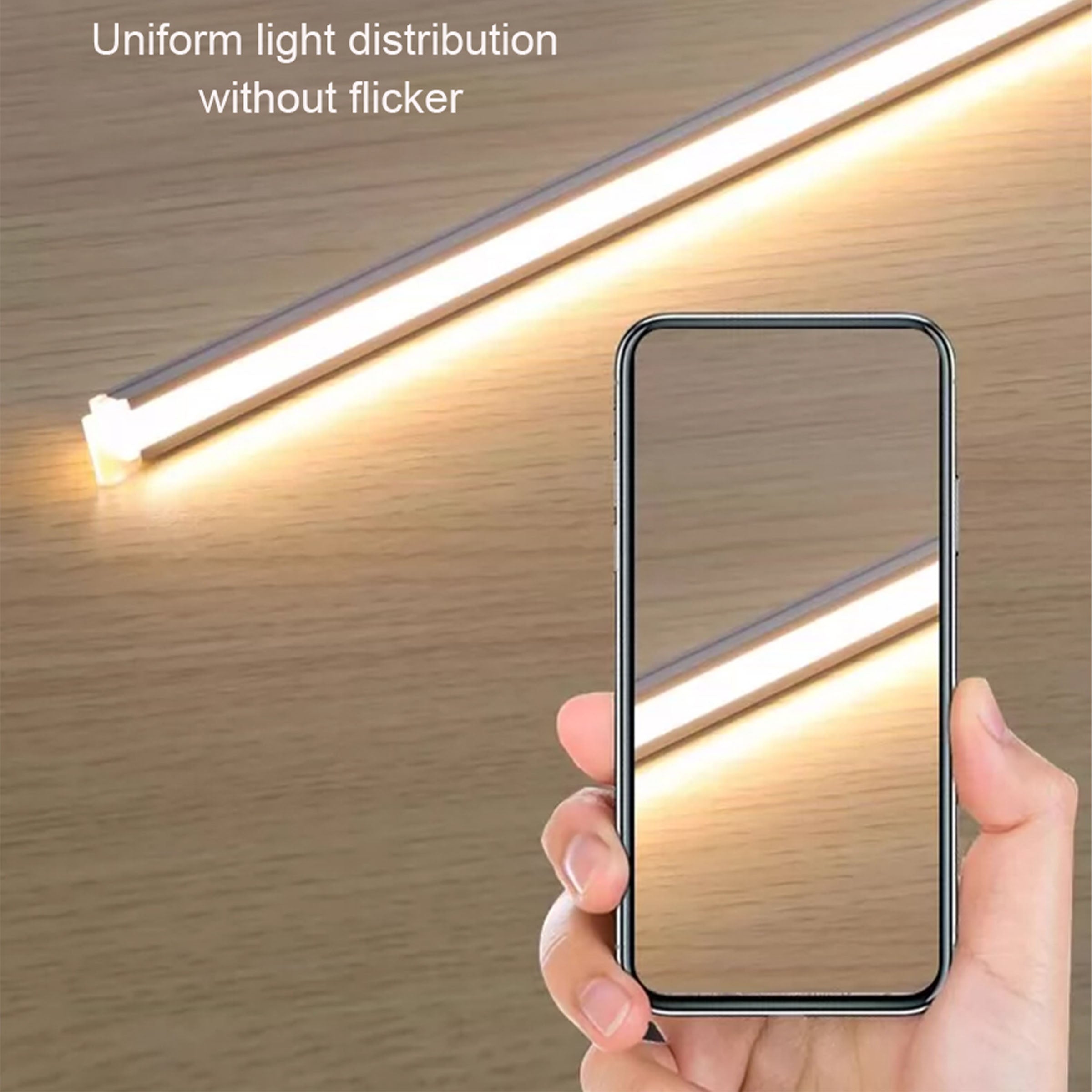 0.4mm Thickness (1.1cm) Aluminum Profile with LED - Gray - CH4-AL107 - PR0011 - wall-panels-profiles - ebarza Furniture UAE | Shop Modern Furniture in Abu Dhabi & Dubai - مفروشات ايبازرا في الامارات | تسوق اثاث عصري وديكورات مميزة في دبي وابوظبي