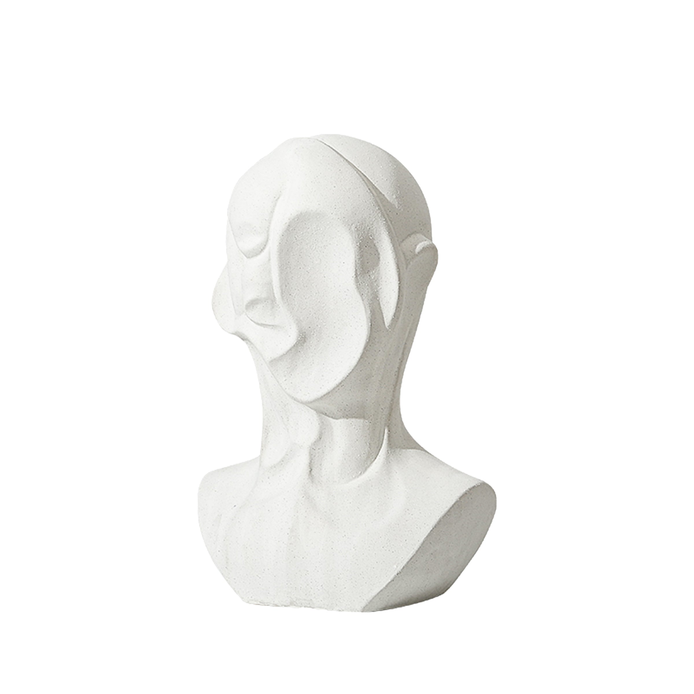 White Abstract Human Ornament-A Fa-D21069A -  Home Decor Figurines - ebarza Furniture UAE | Shop Modern Furniture in Abu Dhabi & Dubai - مفروشات ايبازرا في الامارات | تسوق اثاث عصري وديكورات مميزة في دبي وابوظبي