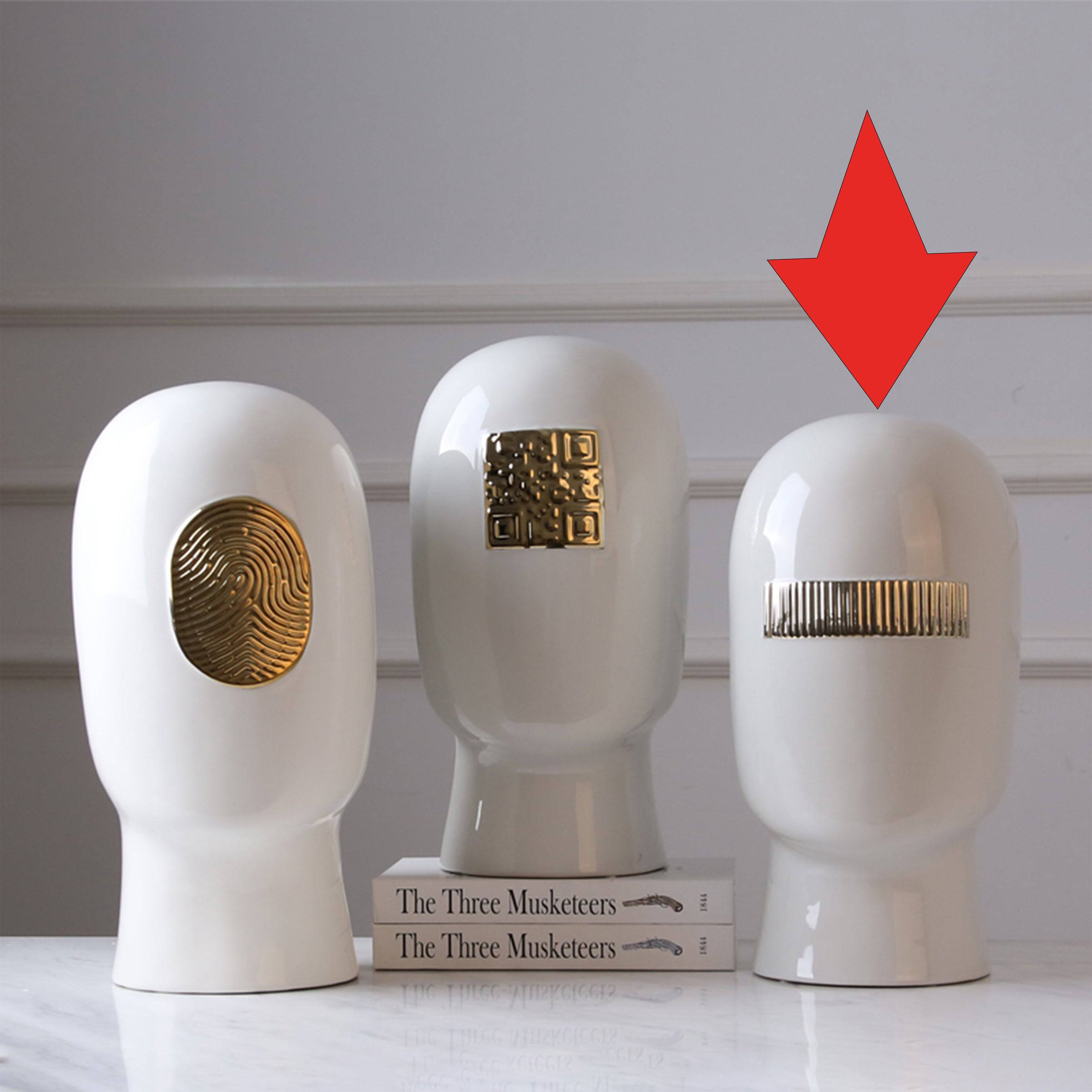 White Figure Decoration-B Fa-D1936B - Home Decor Figurines - ebarza Furniture UAE | Shop Modern Furniture in Abu Dhabi & Dubai - مفروشات ايبازرا في الامارات | تسوق اثاث عصري وديكورات مميزة في دبي وابوظبي