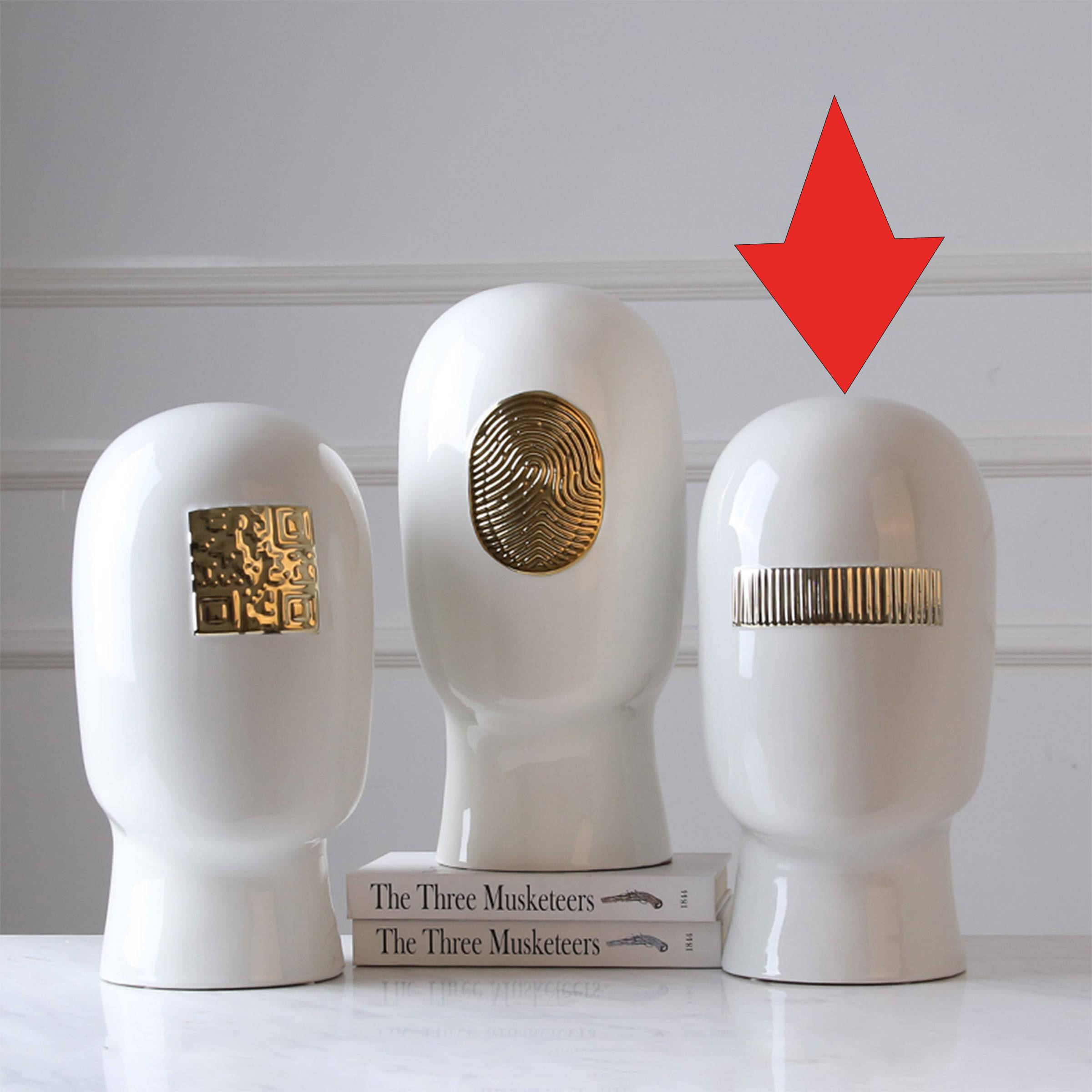 White Figure Decoration-B Fa-D1936B - Home Decor Figurines - ebarza Furniture UAE | Shop Modern Furniture in Abu Dhabi & Dubai - مفروشات ايبازرا في الامارات | تسوق اثاث عصري وديكورات مميزة في دبي وابوظبي