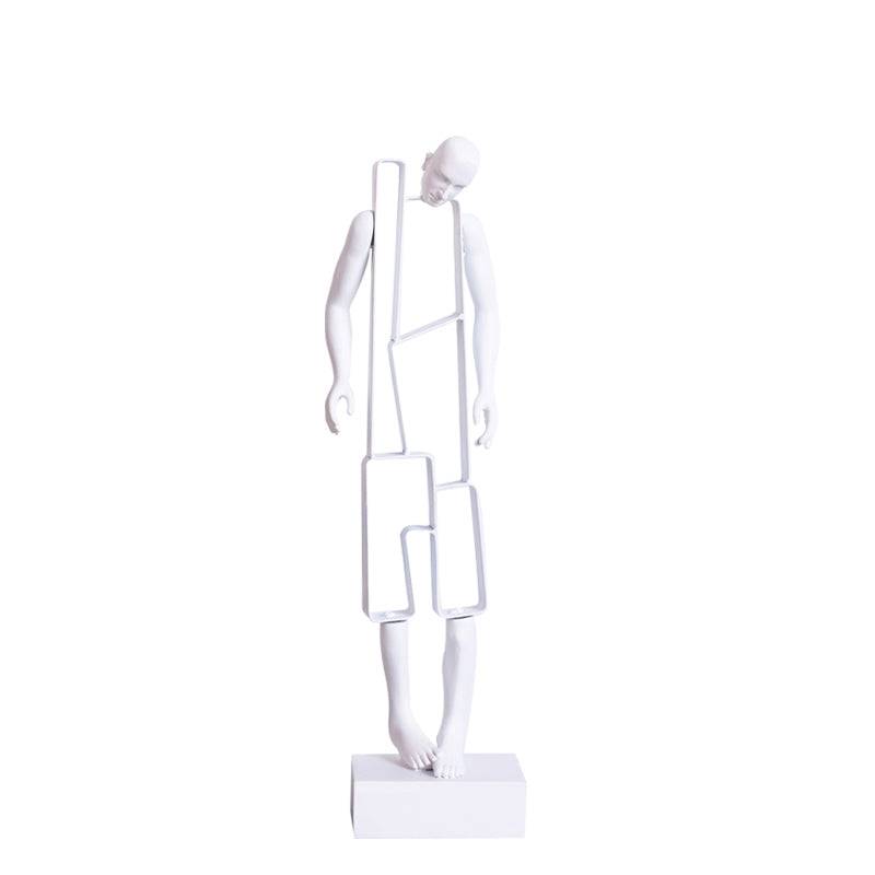 White Figure Resin Decoration Fc-Sz2025B - Home Decor Figurines - ebarza Furniture UAE | Shop Modern Furniture in Abu Dhabi & Dubai - مفروشات ايبازرا في الامارات | تسوق اثاث عصري وديكورات مميزة في دبي وابوظبي