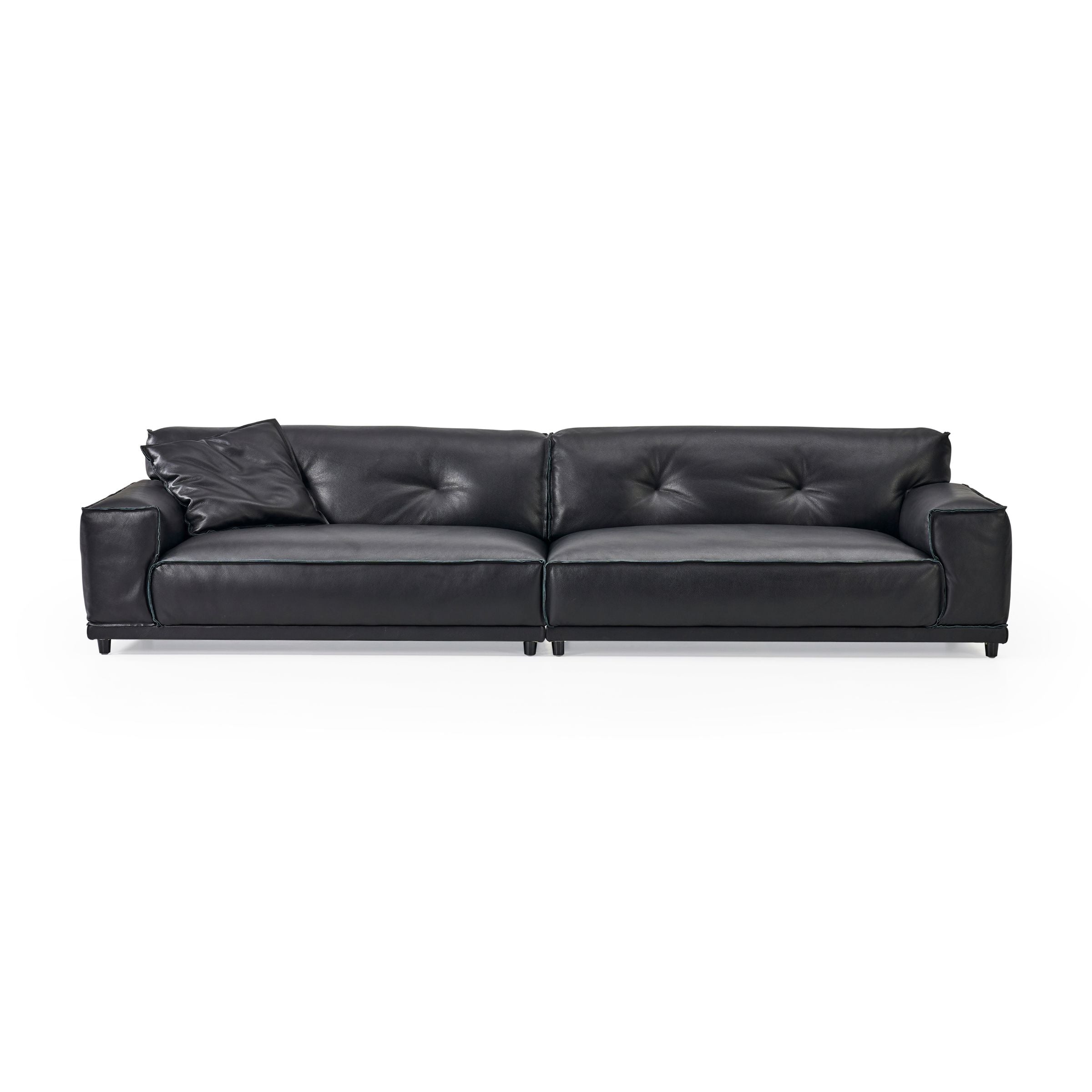 Pre-order 35 Days Delivery Murcia Natural Leather Sofa SF076-4 - Sofas - ebarza Furniture UAE | Shop Modern Furniture in Abu Dhabi & Dubai - مفروشات ايبازرا في الامارات | تسوق اثاث عصري وديكورات مميزة في دبي وابوظبي
