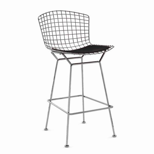 Wire Bar Stool & Pu Leather Cushion Bp8601-Cb - Bar Stools - ebarza Furniture UAE | Shop Modern Furniture in Abu Dhabi & Dubai - مفروشات ايبازرا في الامارات | تسوق اثاث عصري وديكورات مميزة في دبي وابوظبي