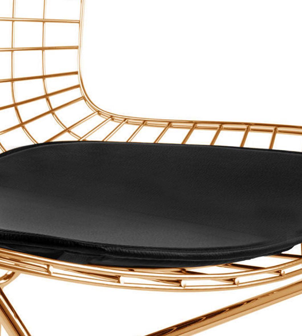 Display Item - Wire Bar Stool & Pu Leather Cushion Bp8601-G Nakheel - DISPLAY ITEM - ebarza Furniture UAE | Shop Modern Furniture in Abu Dhabi & Dubai - مفروشات ايبازرا في الامارات | تسوق اثاث عصري وديكورات مميزة في دبي وابوظبي