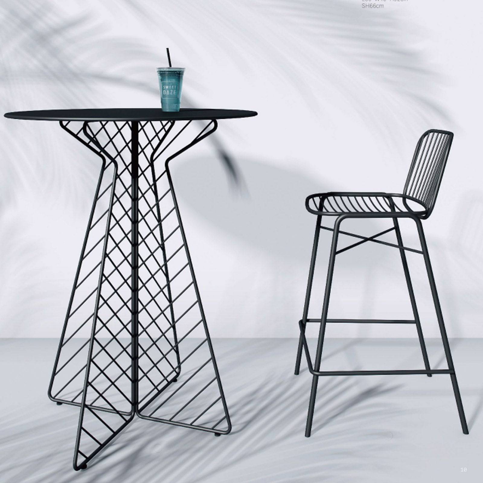 Wire Bar Table Gt-424H - Bar Tables - ebarza Furniture UAE | Shop Modern Furniture in Abu Dhabi & Dubai - مفروشات ايبازرا في الامارات | تسوق اثاث عصري وديكورات مميزة في دبي وابوظبي