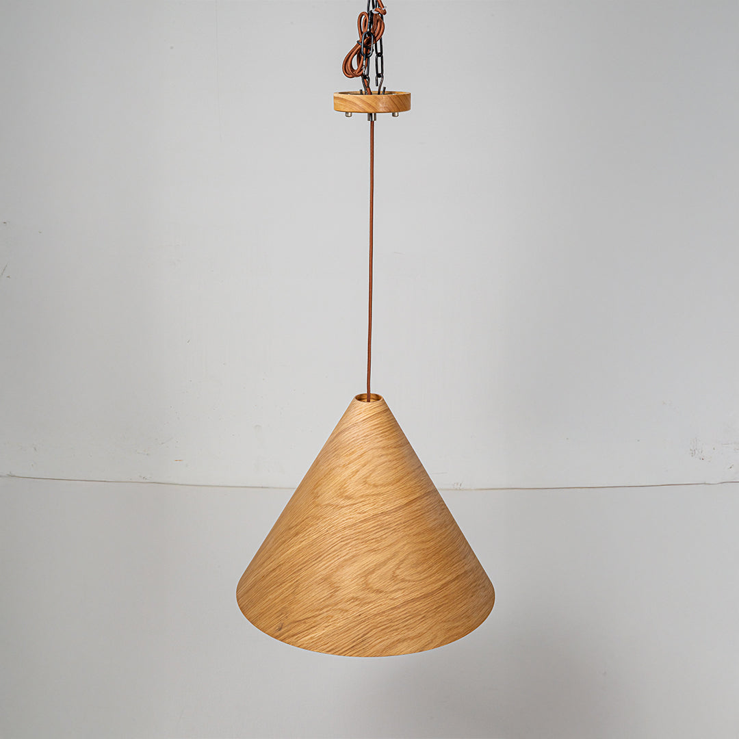Wood Wave Pendant Lamp - Natural Wood Color MYCP-DLB-XL - Pendant Lamps - ebarza Furniture UAE | Shop Modern Furniture in Abu Dhabi & Dubai - مفروشات ايبازرا في الامارات | تسوق اثاث عصري وديكورات مميزة في دبي وابوظبي