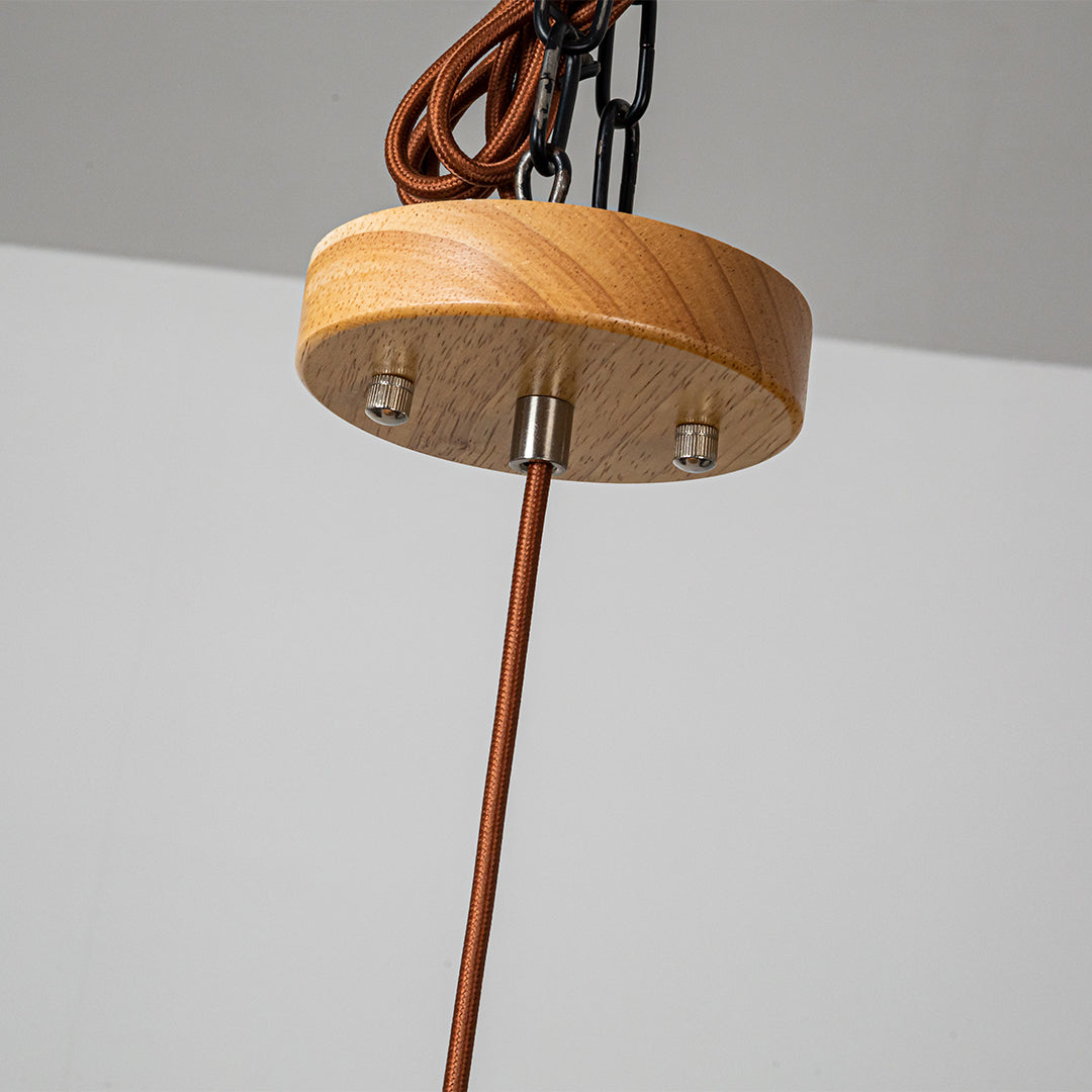 Wood Wave Pendant Lamp - Natural Wood Color MYCP-DLB-XL - Pendant Lamps - ebarza Furniture UAE | Shop Modern Furniture in Abu Dhabi & Dubai - مفروشات ايبازرا في الامارات | تسوق اثاث عصري وديكورات مميزة في دبي وابوظبي