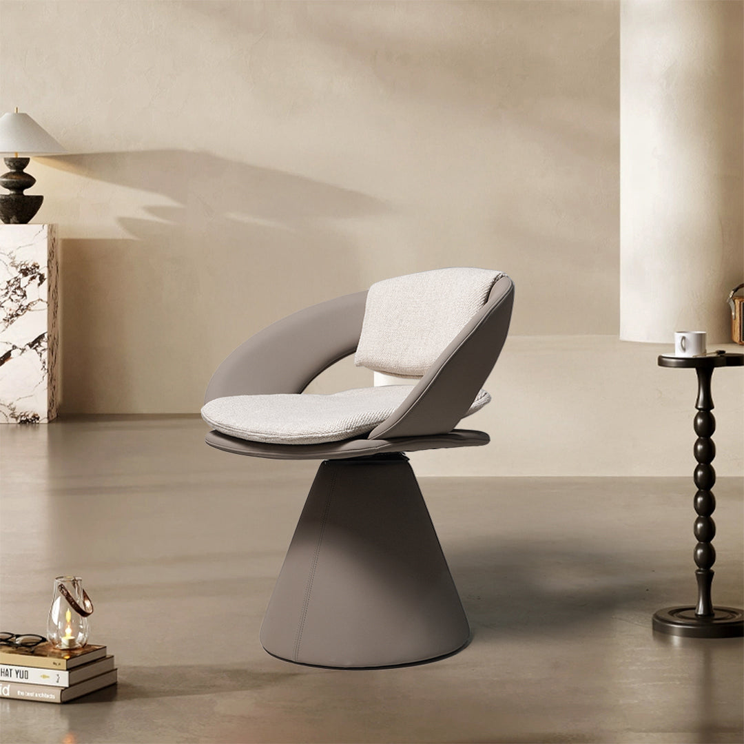 Pre-order 75 Days Delivery Soren Swivel Dining Chair PZ-101-D - Chairs - ebarza Furniture UAE | Shop Modern Furniture in Abu Dhabi & Dubai - مفروشات ايبازرا في الامارات | تسوق اثاث عصري وديكورات مميزة في دبي وابوظبي
