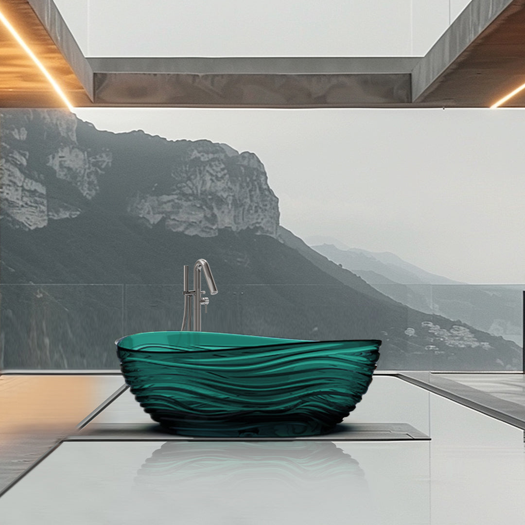 Luxura Bathtub - SNT1075 -  Bathtub - ebarza Furniture UAE | Shop Modern Furniture in Abu Dhabi & Dubai - مفروشات ايبازرا في الامارات | تسوق اثاث عصري وديكورات مميزة في دبي وابوظبي