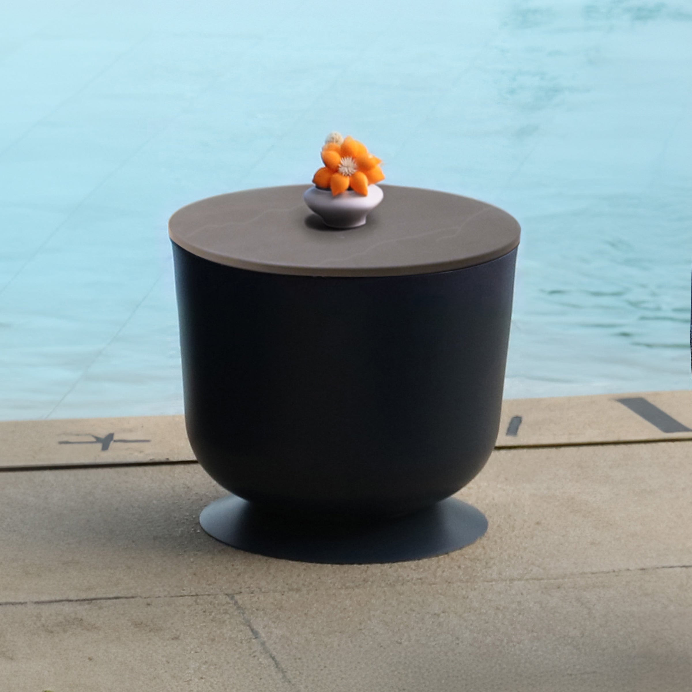 Penguin Outdoor Side Table MYX-CT00S - Outdoor Tables - ebarza Furniture UAE | Shop Modern Furniture in Abu Dhabi & Dubai - مفروشات ايبازرا في الامارات | تسوق اثاث عصري وديكورات مميزة في دبي وابوظبي