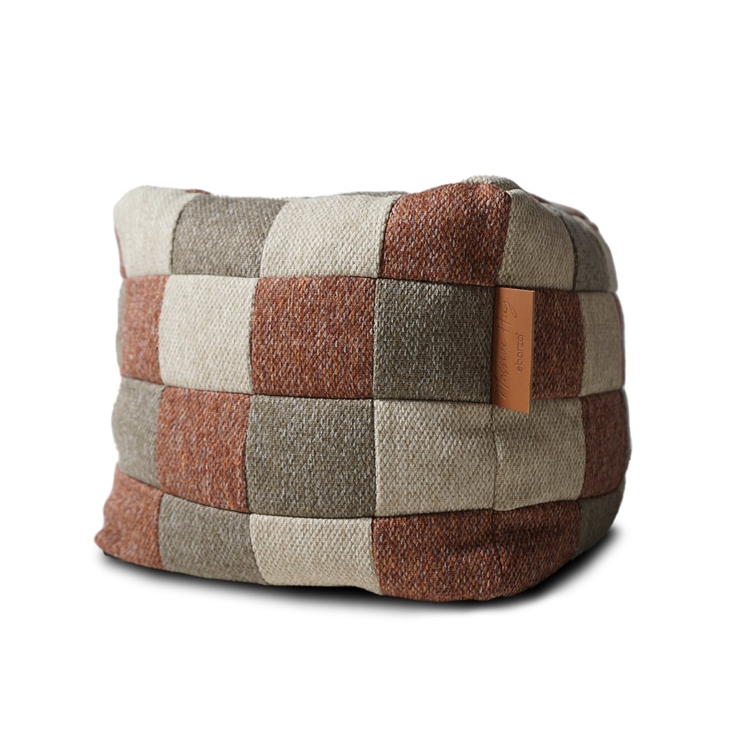 Olefin Pouf Multi Color - 409-BB - Poufs - ebarza Furniture UAE | Shop Modern Furniture in Abu Dhabi & Dubai - مفروشات ايبازرا في الامارات | تسوق اثاث عصري وديكورات مميزة في دبي وابوظبي
