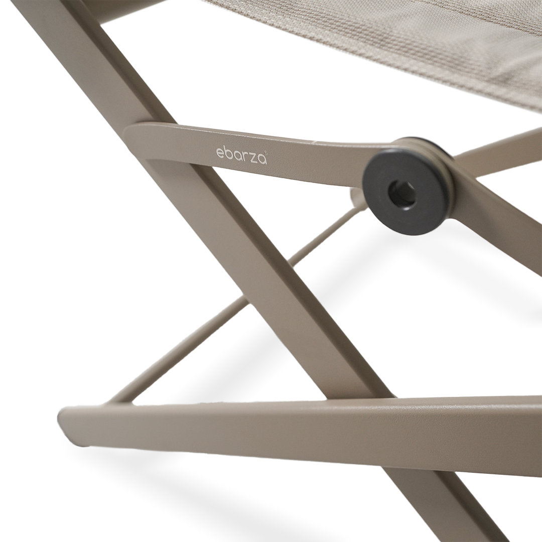 Chic Deluxe Outdoor Folding Armchair - AC5746C55TEX - Chairs - ebarza Furniture UAE | Shop Modern Furniture in Abu Dhabi & Dubai - مفروشات ايبازرا في الامارات | تسوق اثاث عصري وديكورات مميزة في دبي وابوظبي