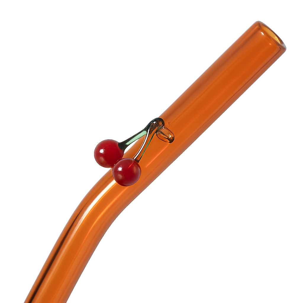 Cherry Straw - 24A001CHRRY - Drinkware - ebarza Furniture UAE | Shop Modern Furniture in Abu Dhabi & Dubai - مفروشات ايبازرا في الامارات | تسوق اثاث عصري وديكورات مميزة في دبي وابوظبي