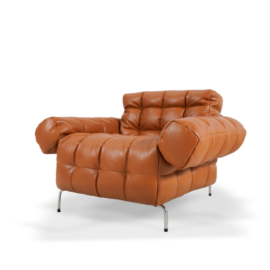 Yabo Lounge Chair LC077 ORG -  Lounge Chairs - ebarza Furniture UAE | Shop Modern Furniture in Abu Dhabi & Dubai - مفروشات ايبازرا في الامارات | تسوق اثاث عصري وديكورات مميزة في دبي وابوظبي