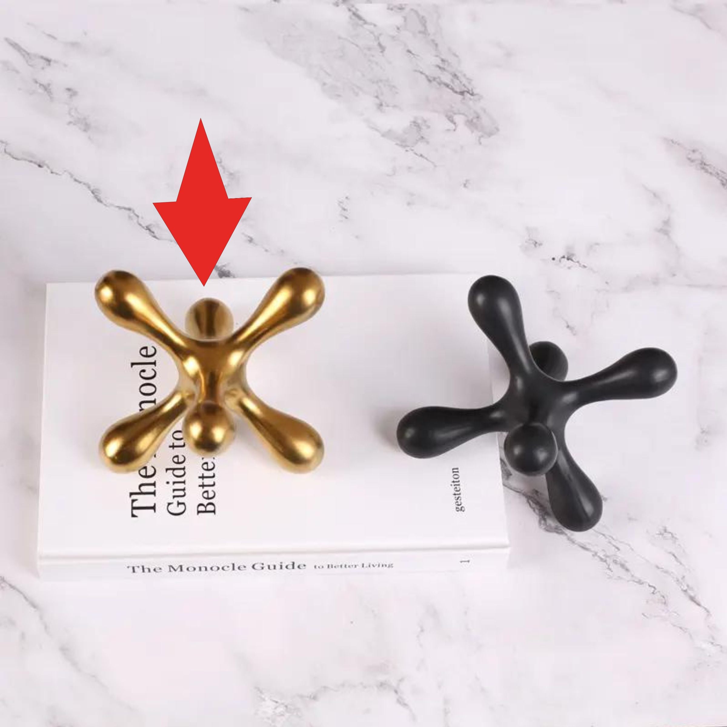 Golden Hexagonal Decoration - B Fa-D2021B - Home Decor Figurines - ebarza Furniture UAE | Shop Modern Furniture in Abu Dhabi & Dubai - مفروشات ايبازرا في الامارات | تسوق اثاث عصري وديكورات مميزة في دبي وابوظبي