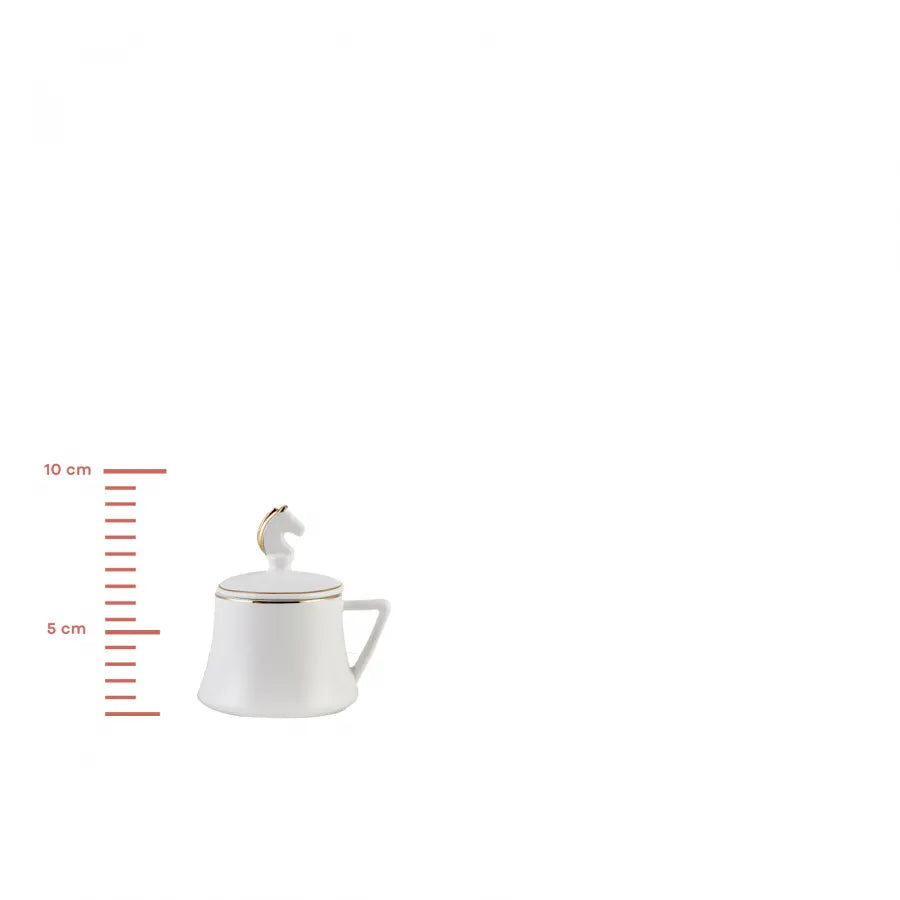 Karaca Chess Set Of 6 Coffee Cups 153.03.06.1507 - Coffee Sets - ebarza Furniture UAE | Shop Modern Furniture in Abu Dhabi & Dubai - مفروشات ايبازرا في الامارات | تسوق اثاث عصري وديكورات مميزة في دبي وابوظبي