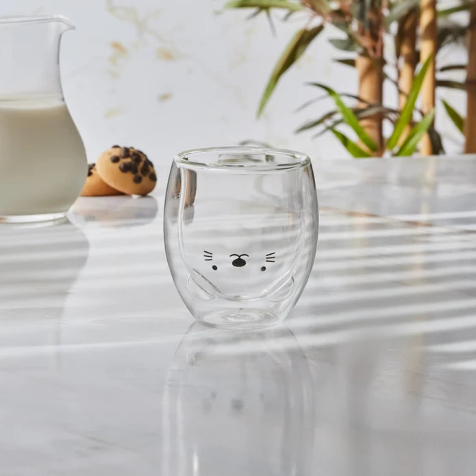Karaca Pia Otter Water Glass 250 ml 153.03.08.2439 -  Drinkware - ebarza Furniture UAE | Shop Modern Furniture in Abu Dhabi & Dubai - مفروشات ايبازرا في الامارات | تسوق اثاث عصري وديكورات مميزة في دبي وابوظبي
