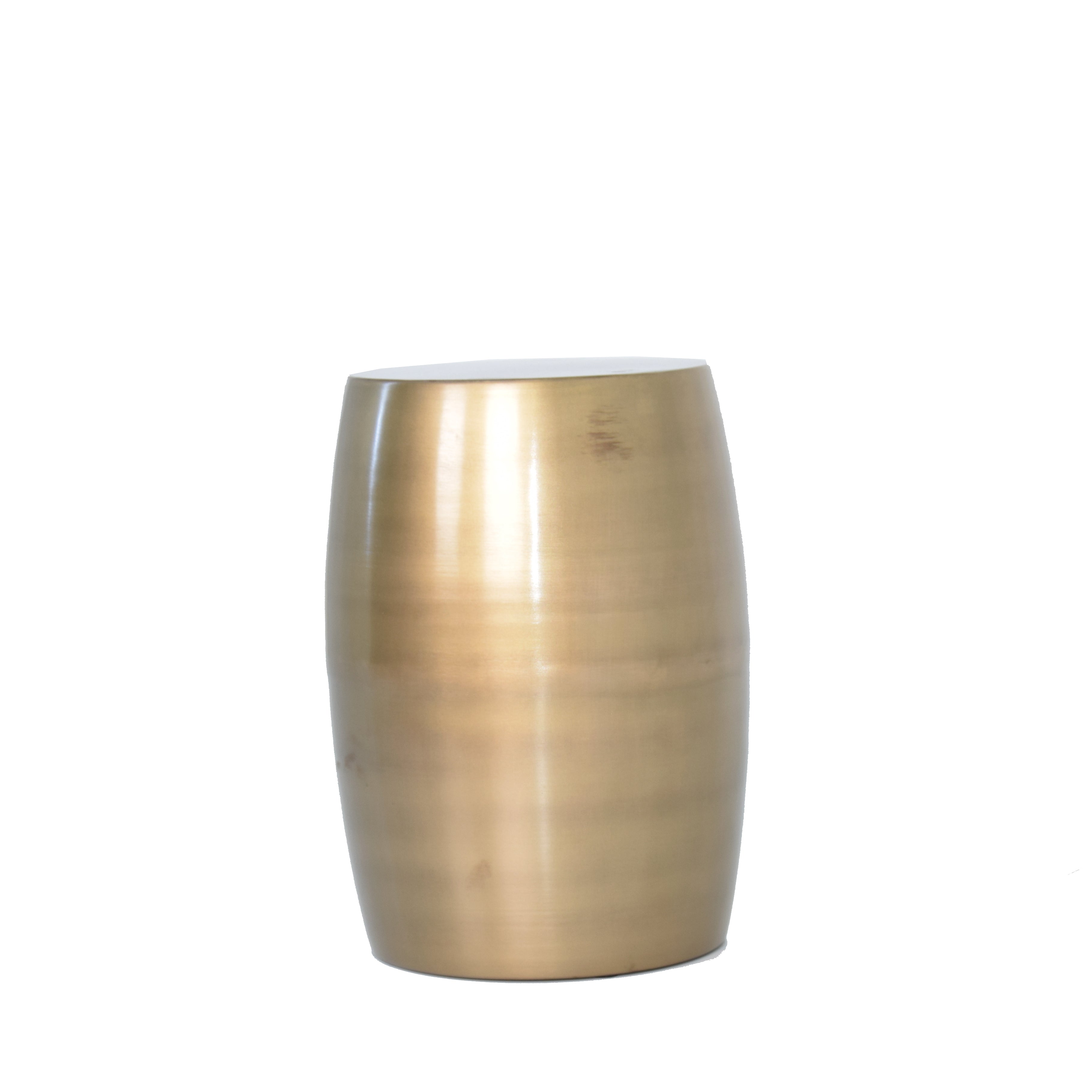 Barrel Shaped Metal Stool 16615 -  Poufs - ebarza Furniture UAE | Shop Modern Furniture in Abu Dhabi & Dubai - مفروشات ايبازرا في الامارات | تسوق اثاث عصري وديكورات مميزة في دبي وابوظبي